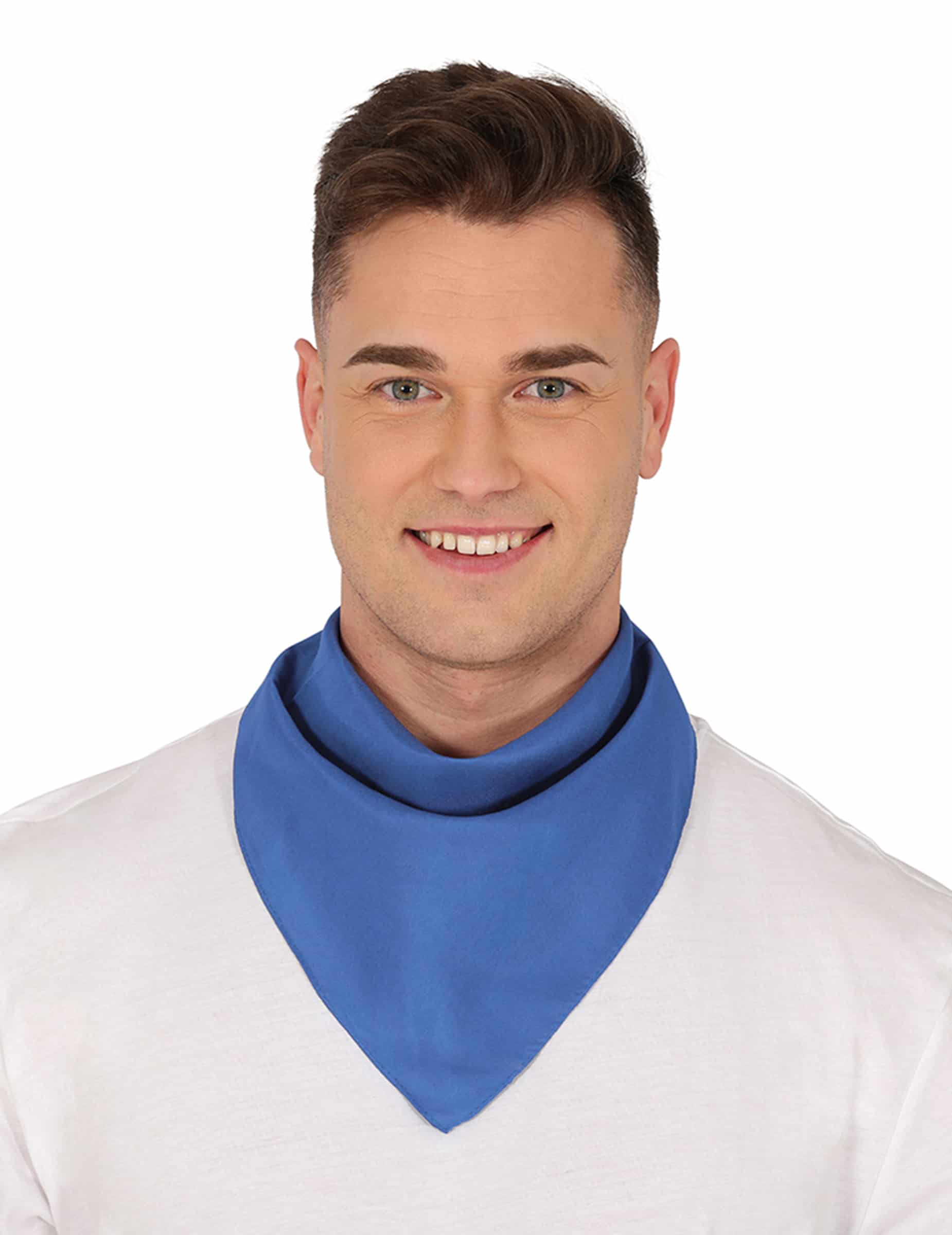Bandana einfarbig blau