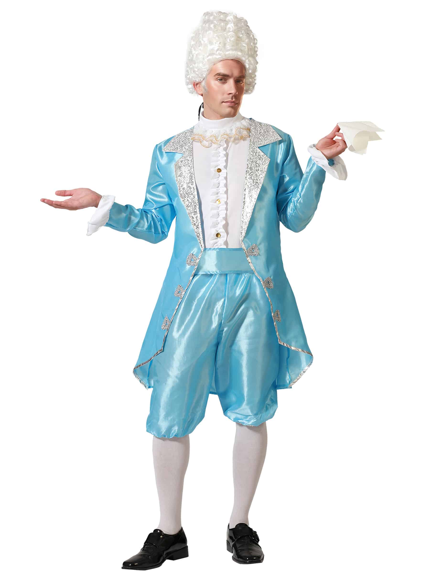 Barock Kostüm Herren hellblau