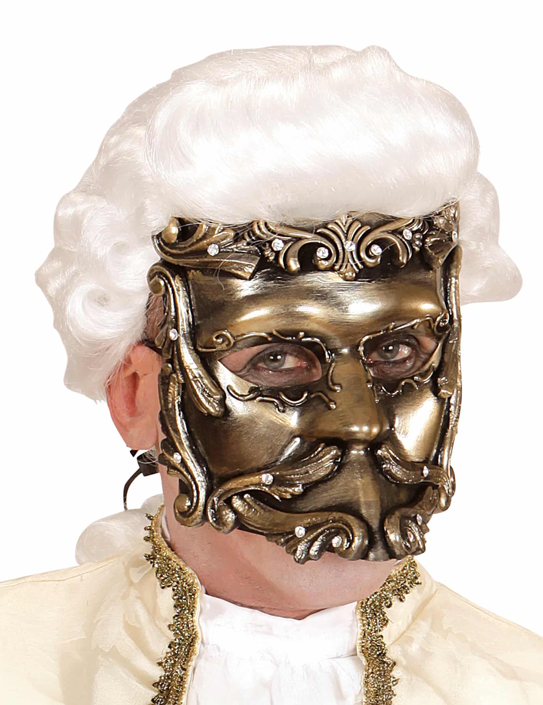 Barockmaske Bronze für Erwachsene