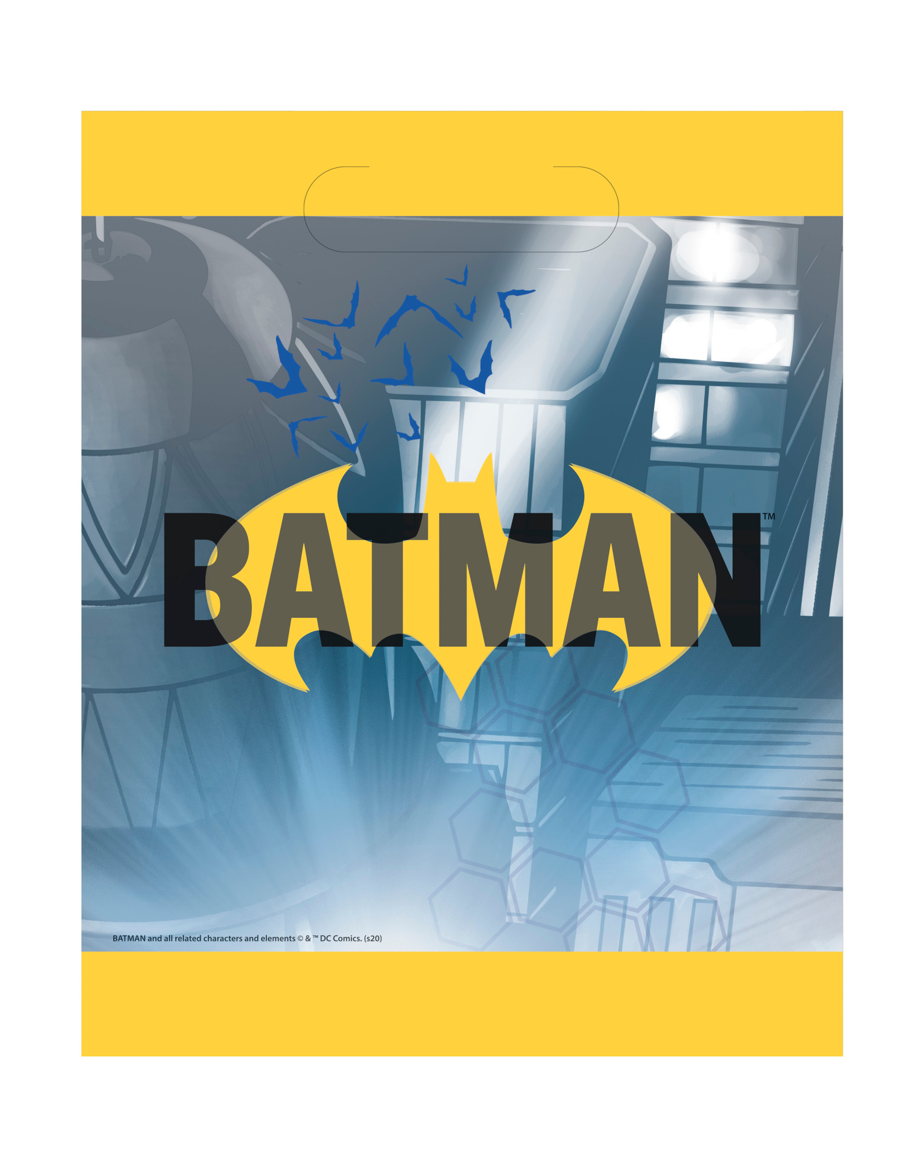 Batman Partytaschen 8 Stück 18x23cm