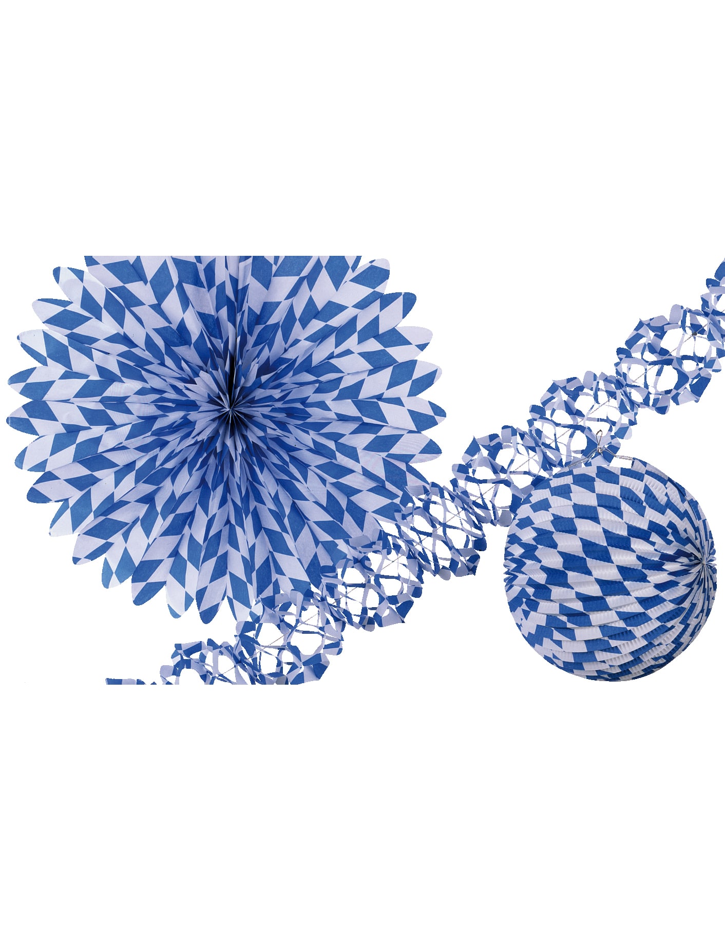 Bayern-Accessoires blau-weiß
