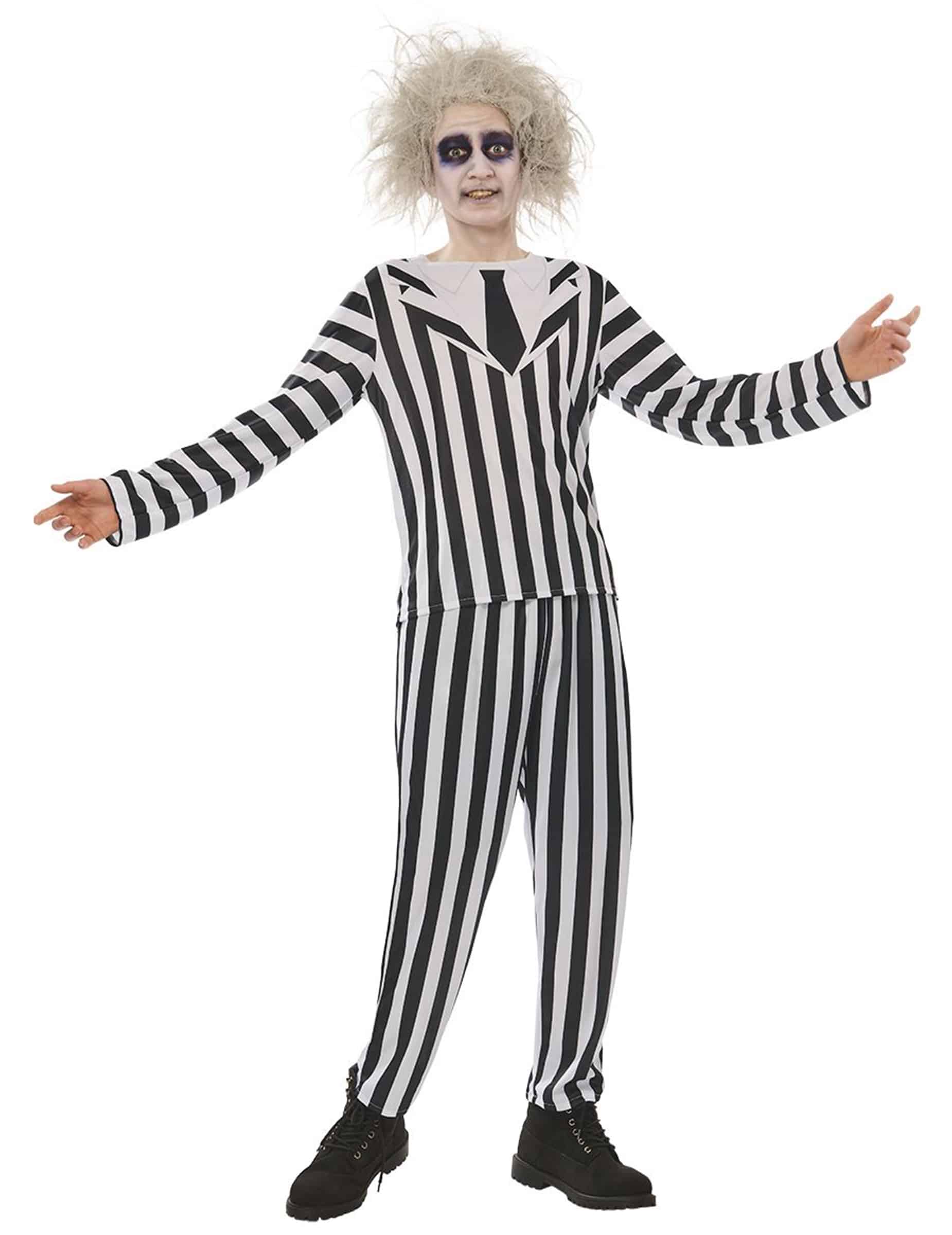 Beetlejuice Kostüm für Erwachsene 2-teilig