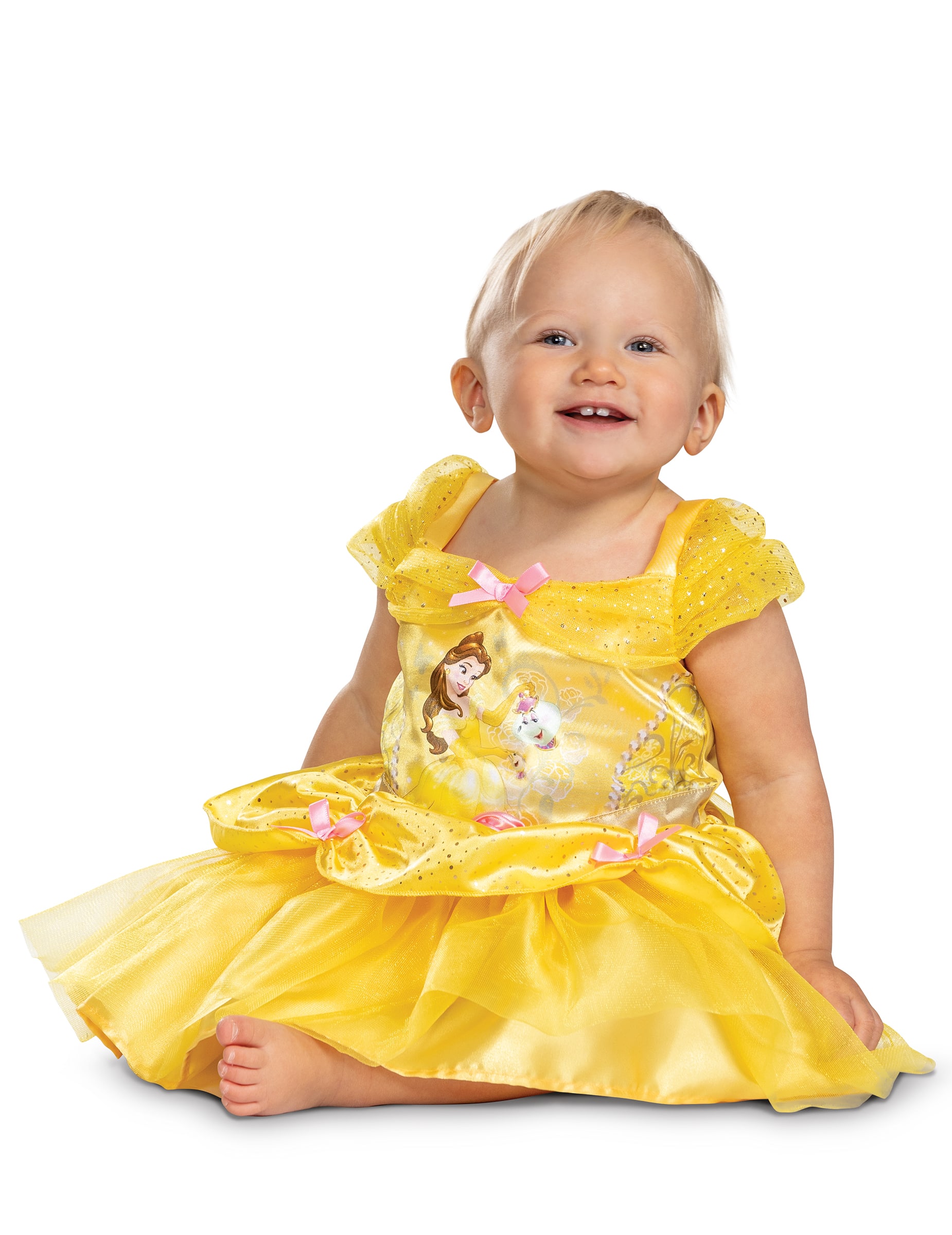 Belle Babykostüm Die Schöne und das Biest Mädchen gelb