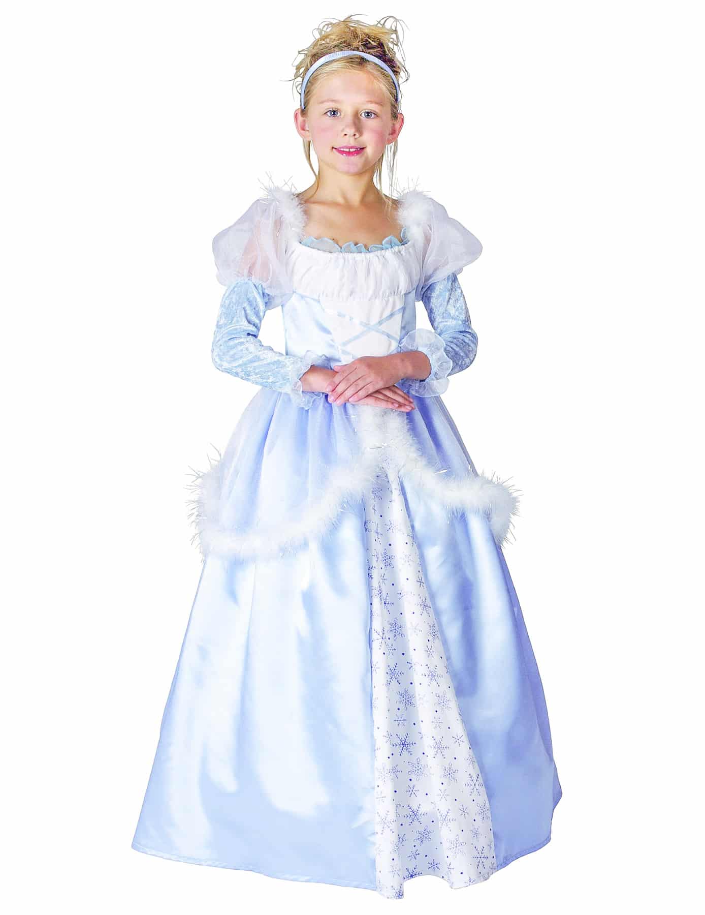 Bezaubernde Prinzessin Kinderkostüm blau