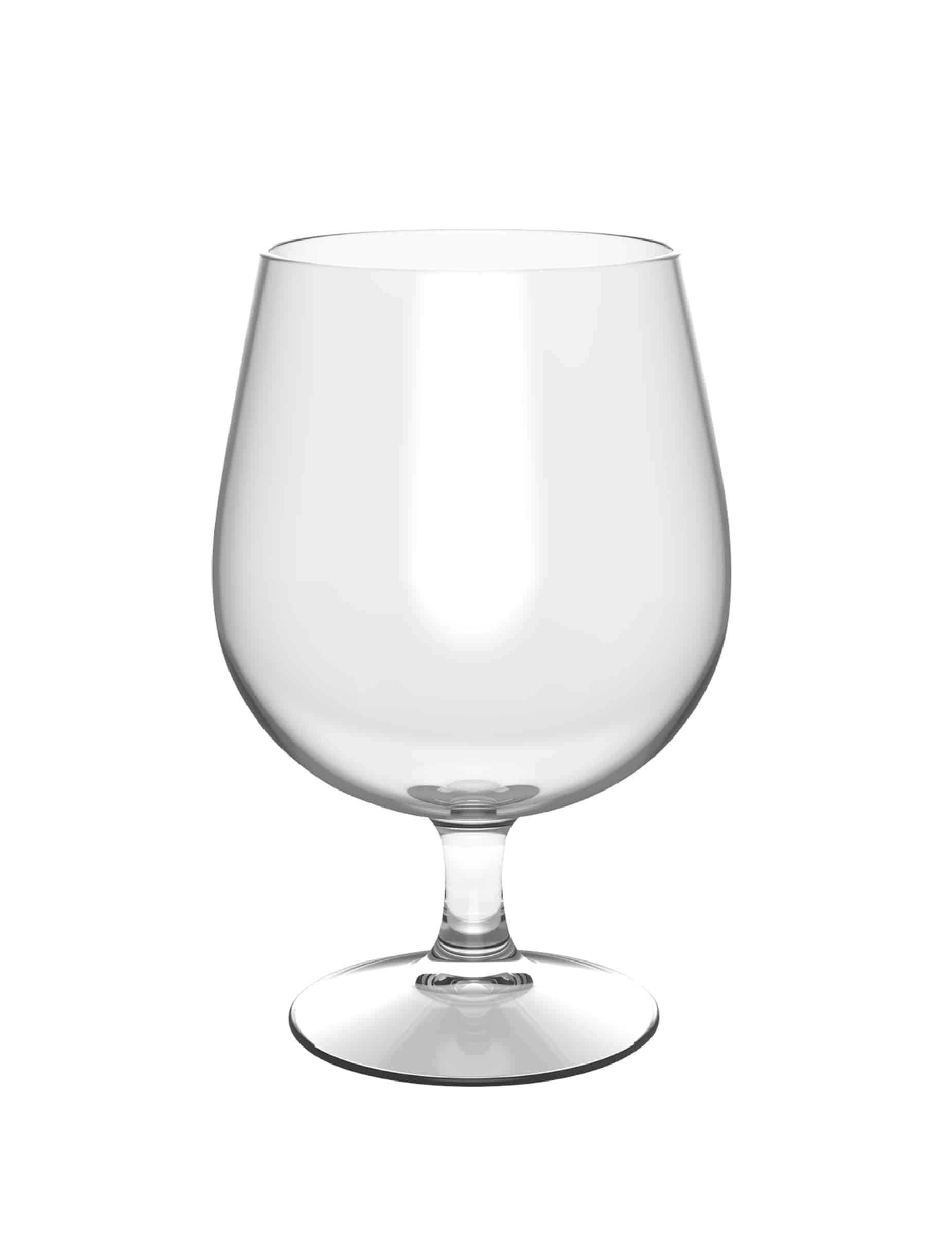 Bierglas Kelchform transparent Kunststoff 52 cl