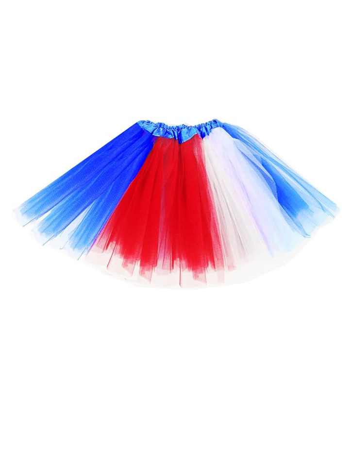Blau weiß rotes Frankreich Fan Tutu