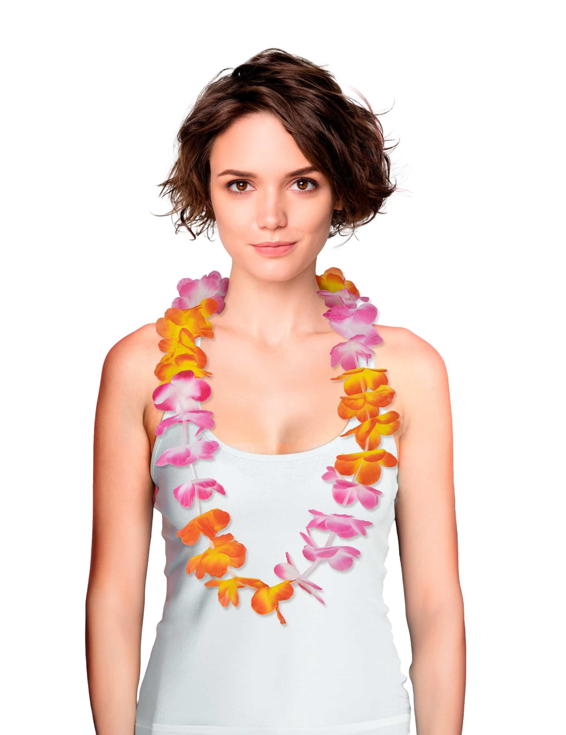 Blumenkette Hawaii Sunshine für Erwachsene