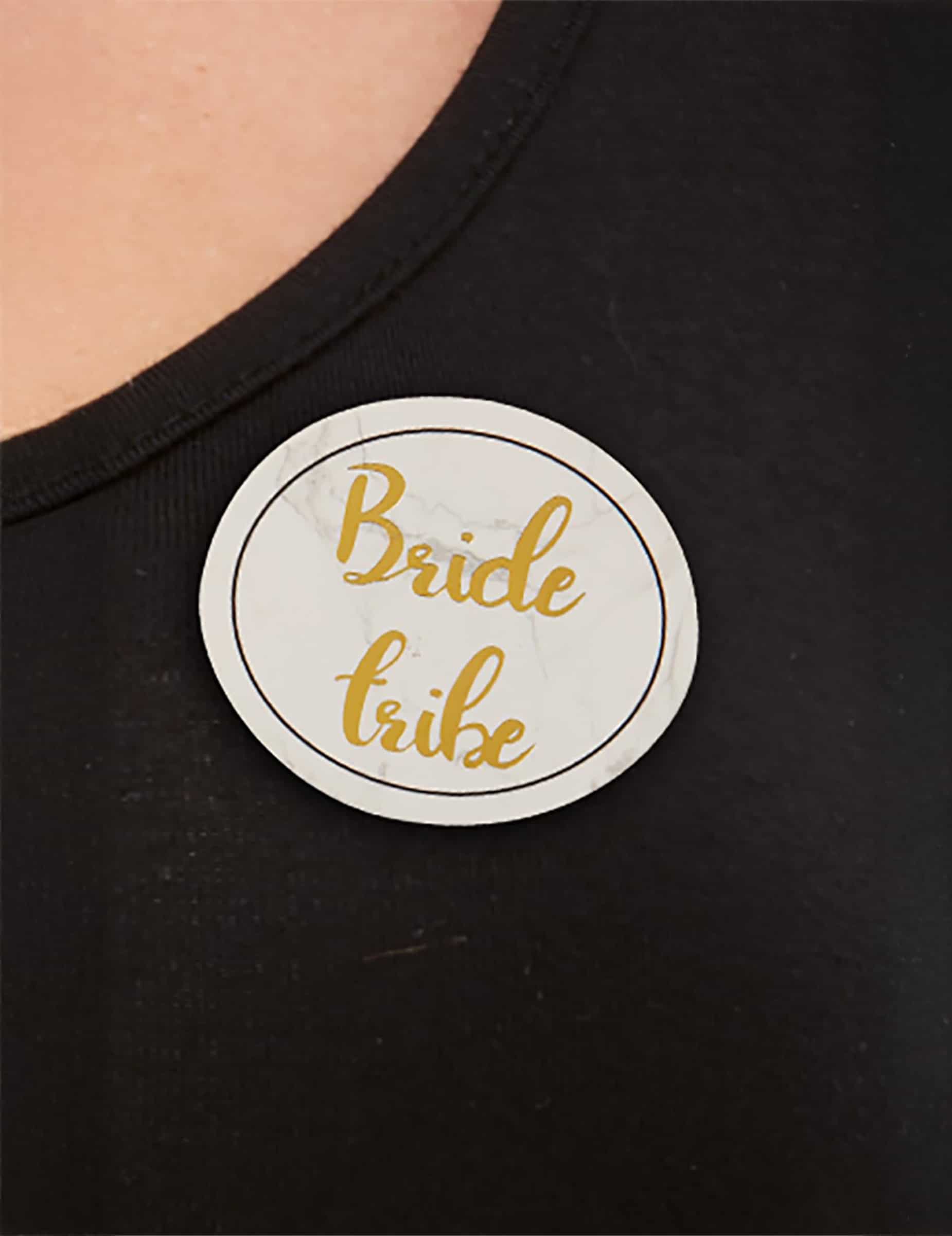 Bride to be Sticker-Set 5 Stück weiß-gold