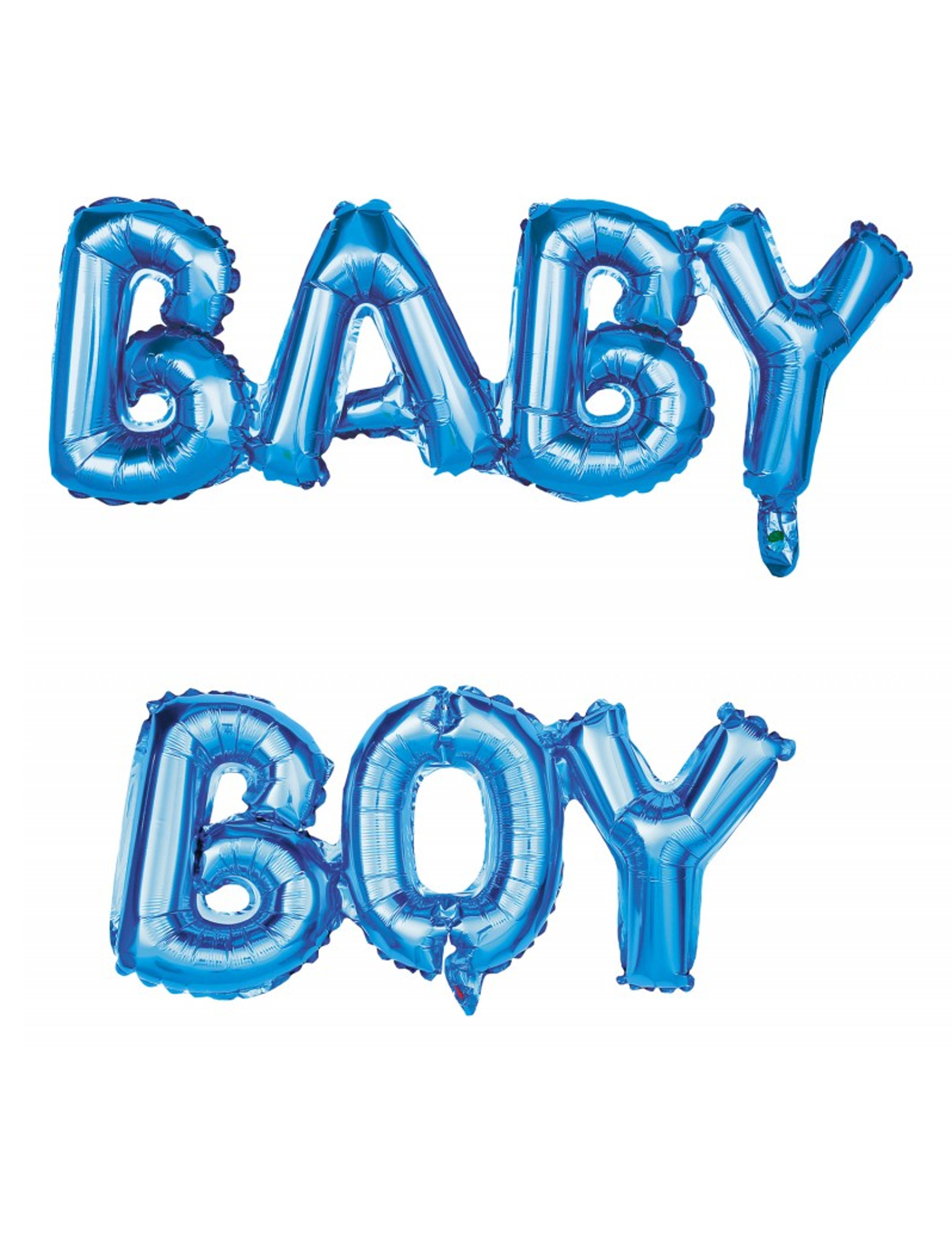 Buchstaben-Luftballons Baby Boy Blau 118 x 24 cm für Babyparty