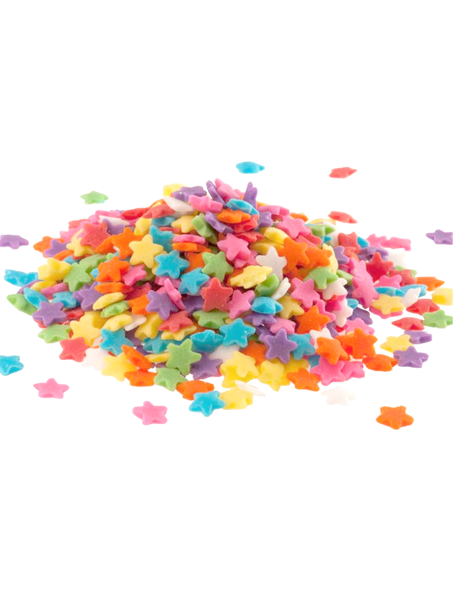 Bunte Zuckersterne Konfetti 100 g für Kuchen