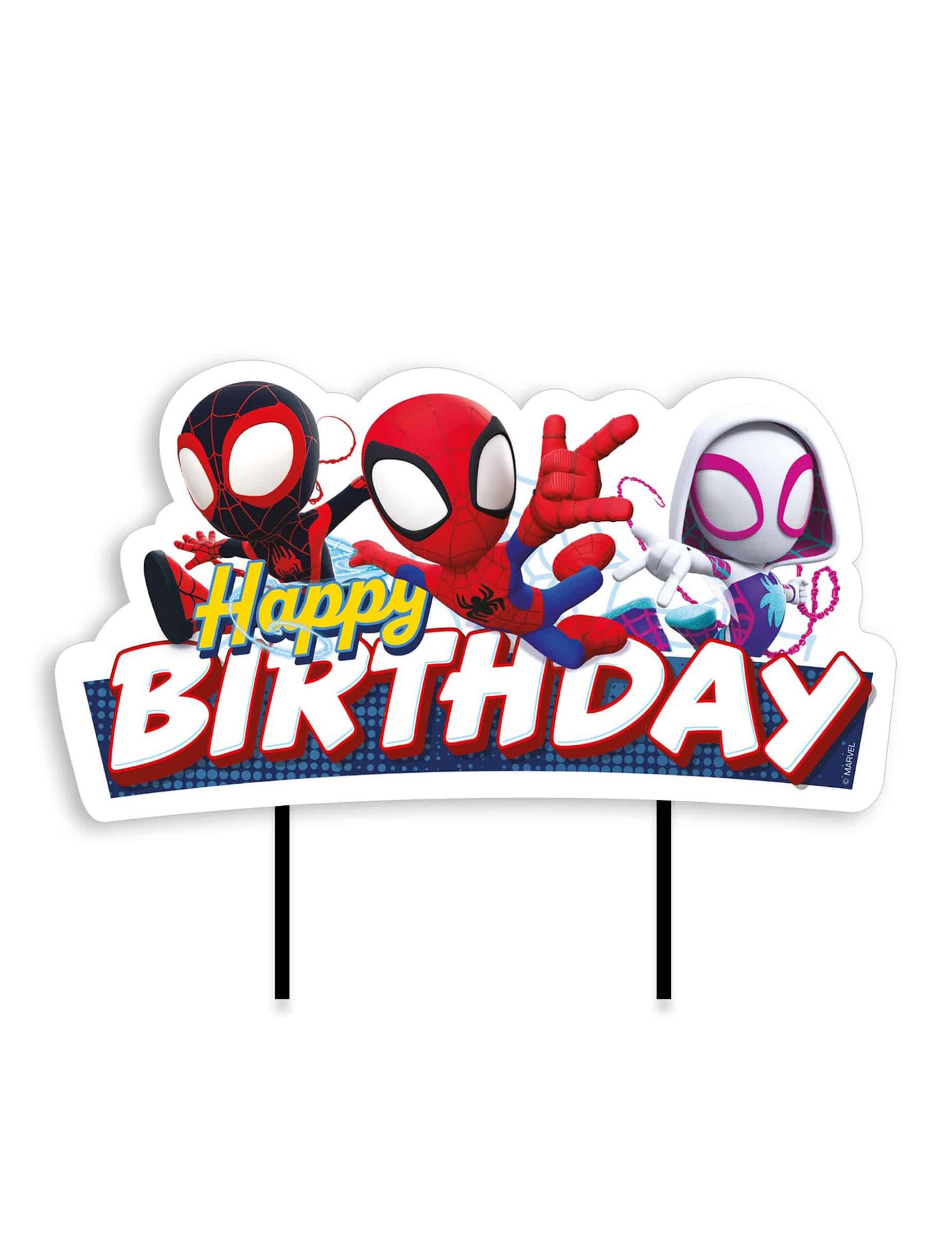 Cake Topper Happy Birthday Spidey und seine Freunde 17