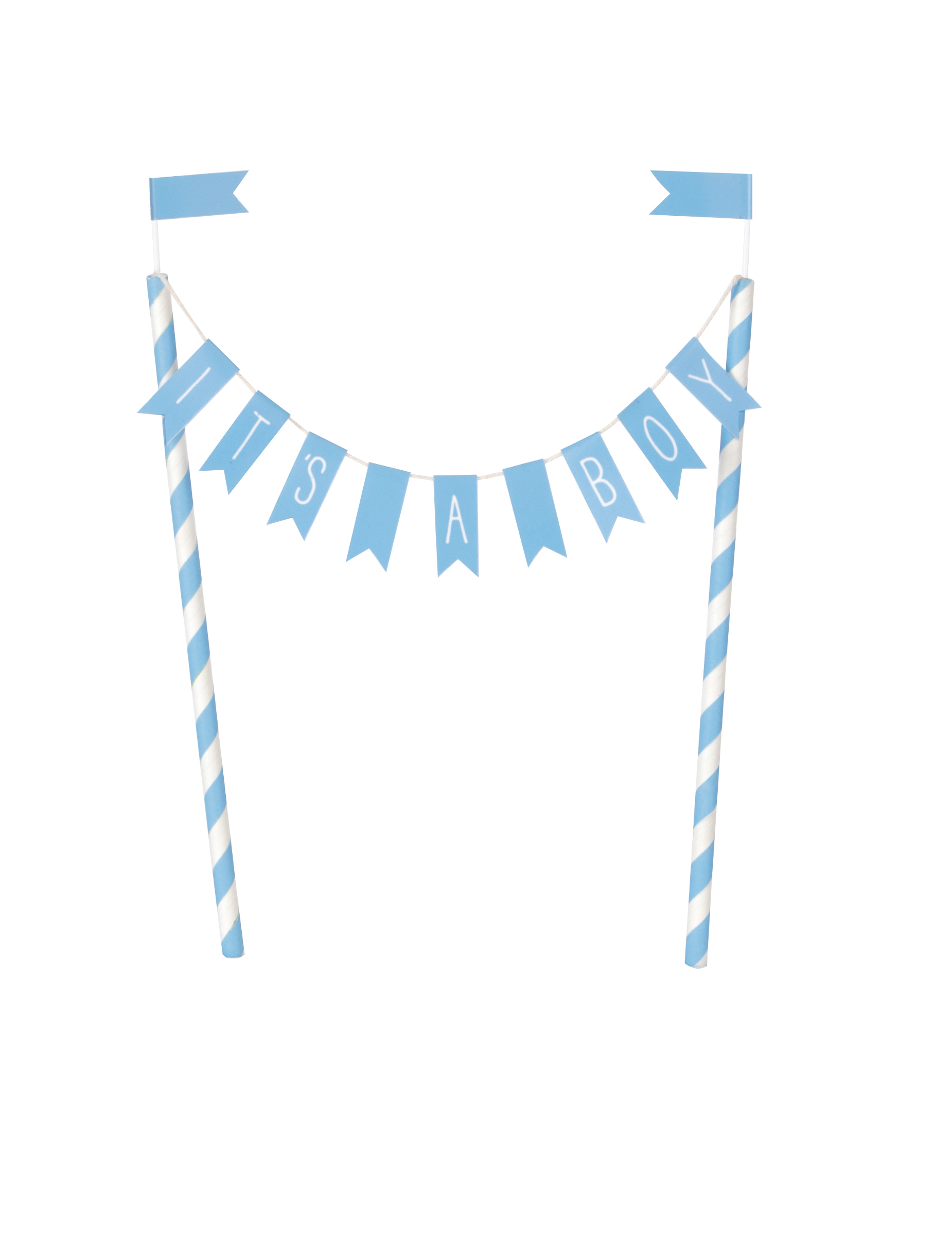 Cake Topper It's a Boy Blau 25 x 22