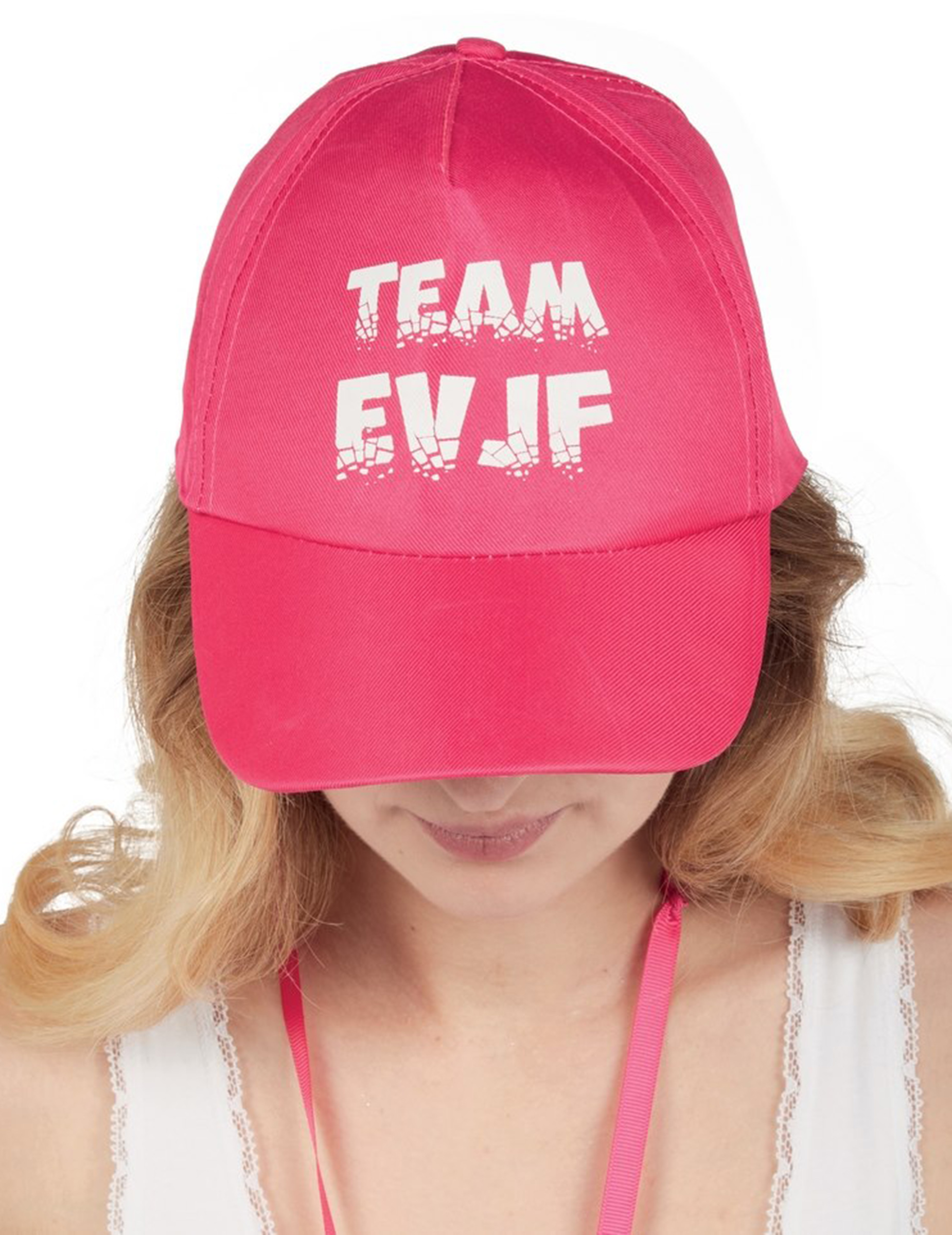 Cap Team Braut Rosa Team EVJF Baseballkappe Erwachsene rosa