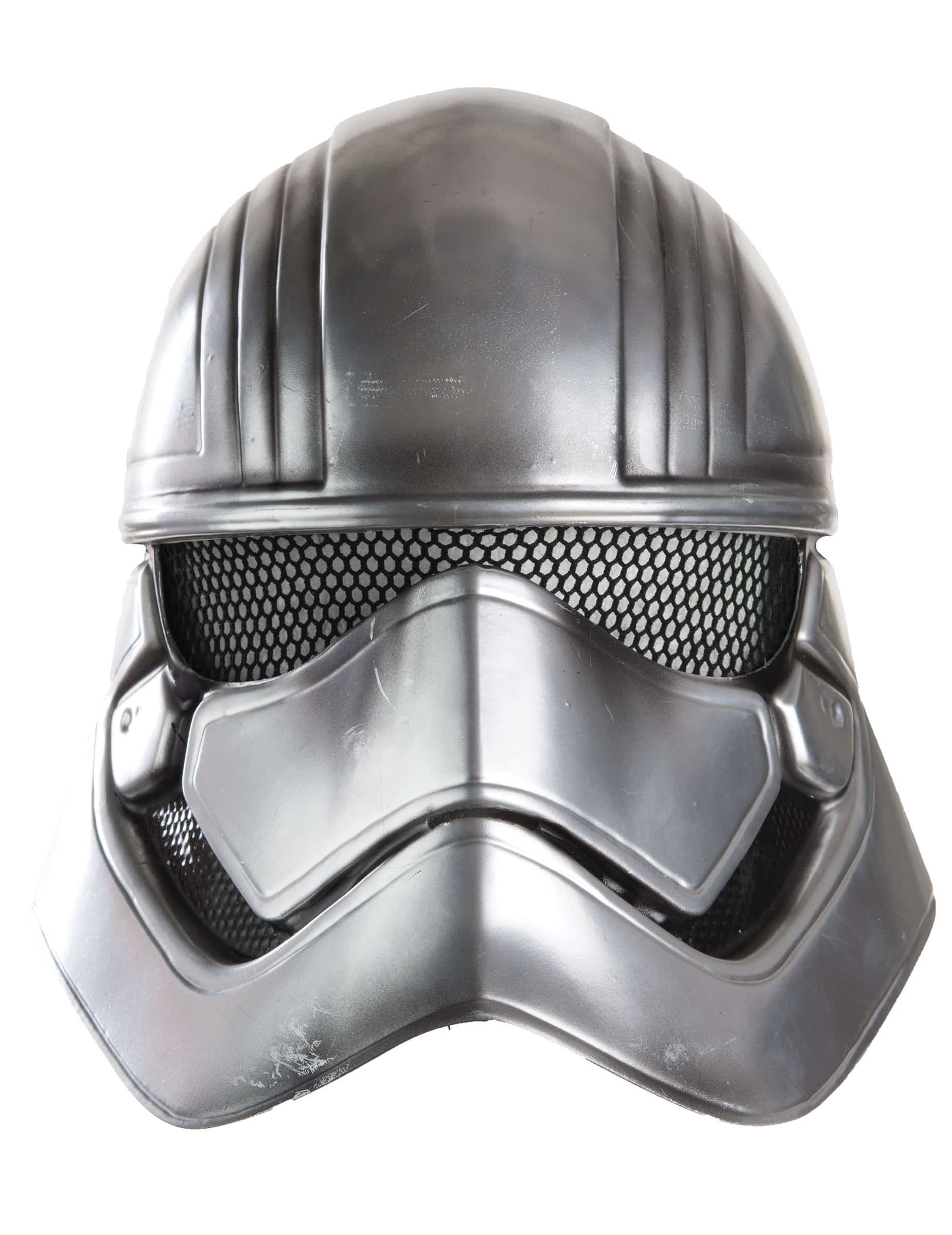 Captain Phasma Maske für Erwachsene Star Wars VII Maske silber-schwarz