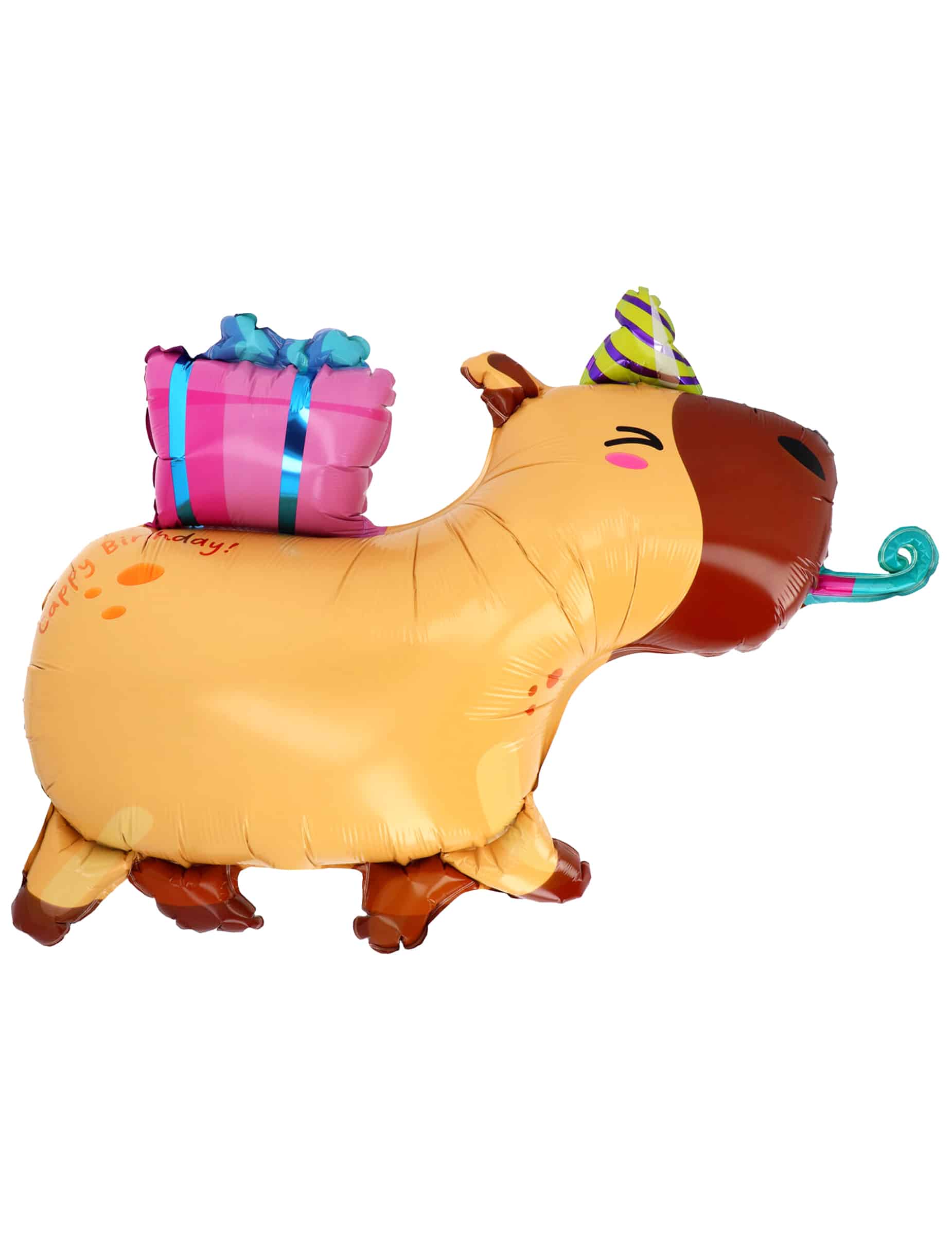 Capybara Folienballon Birthday 69 x 50 cm