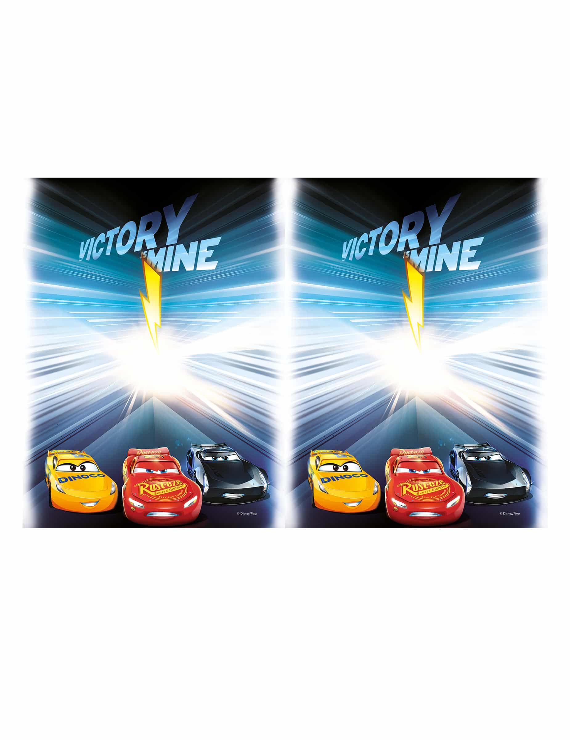 Cars Kunststoff-Tischdecke 120 x 180 cm