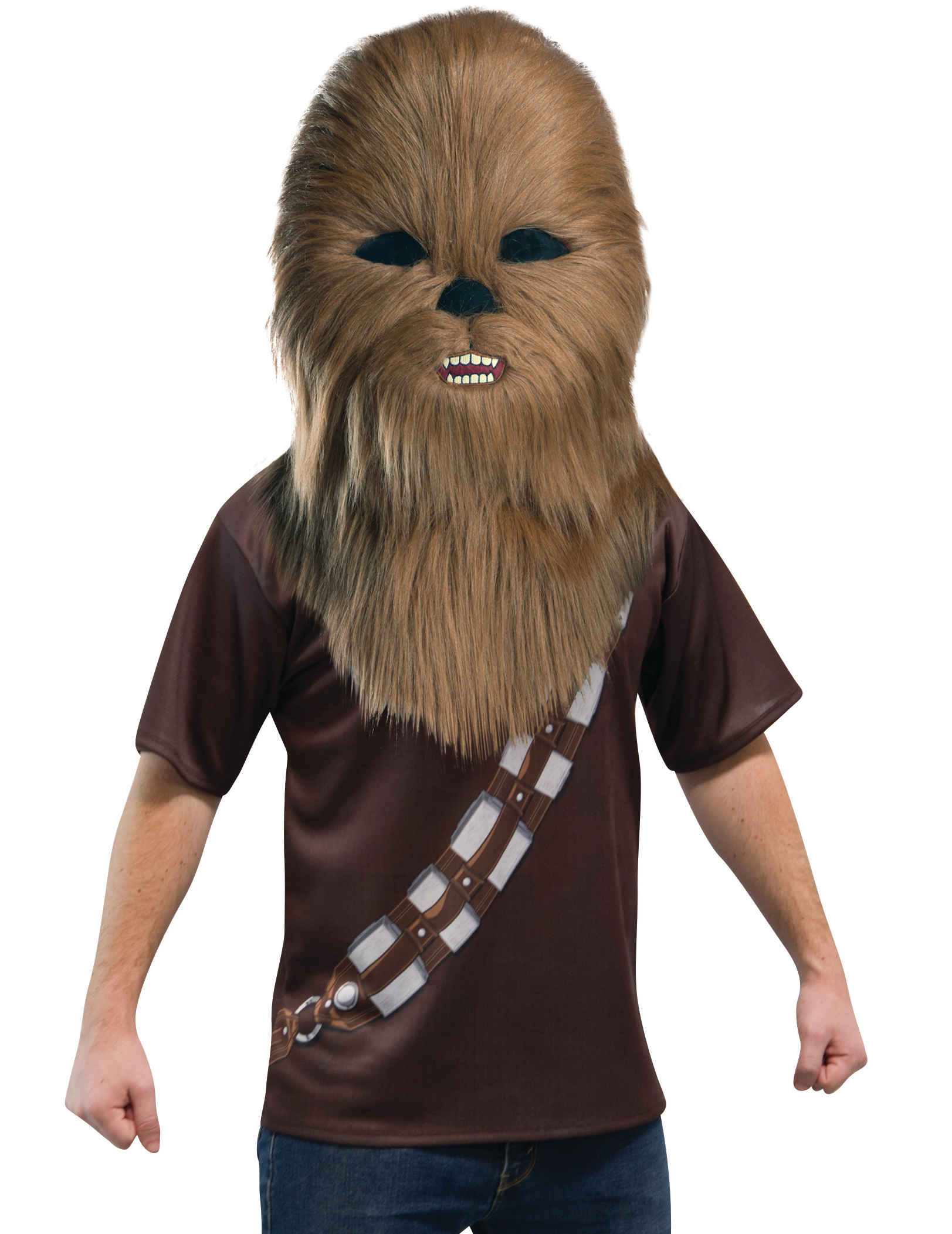 Chewbacca Vollmaske für Erwachsene braun