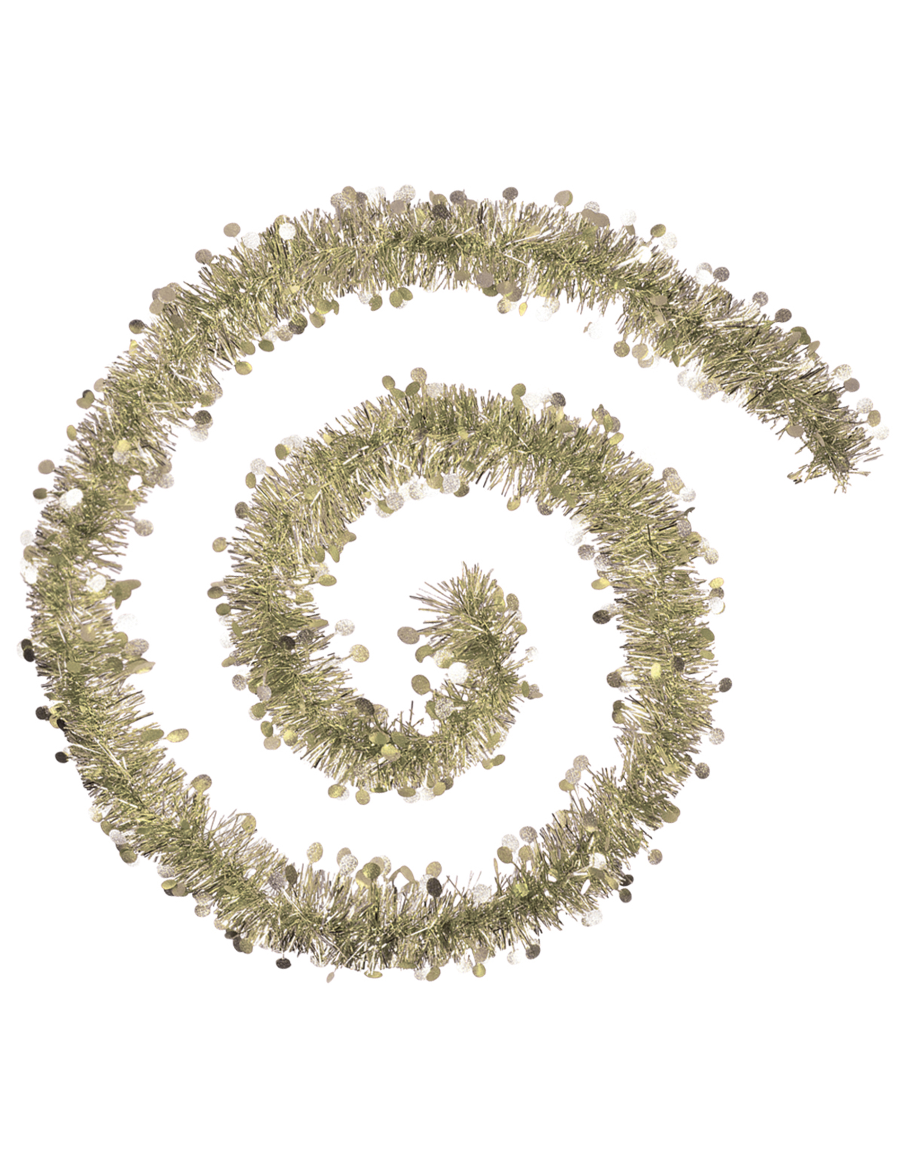 Christbaum-Girlande Weihnachtsdeko gold 2 m