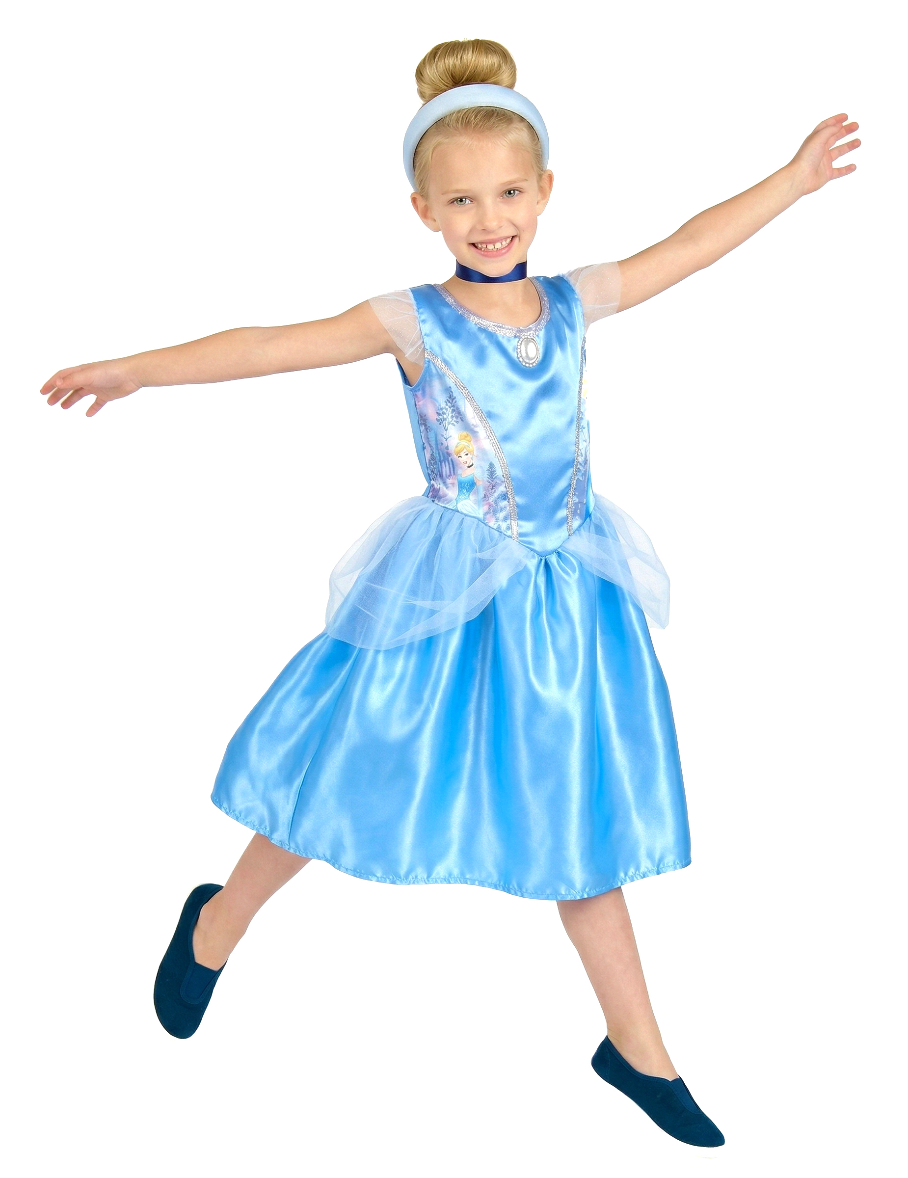 Cinderella Basic Kinderkostüm blau