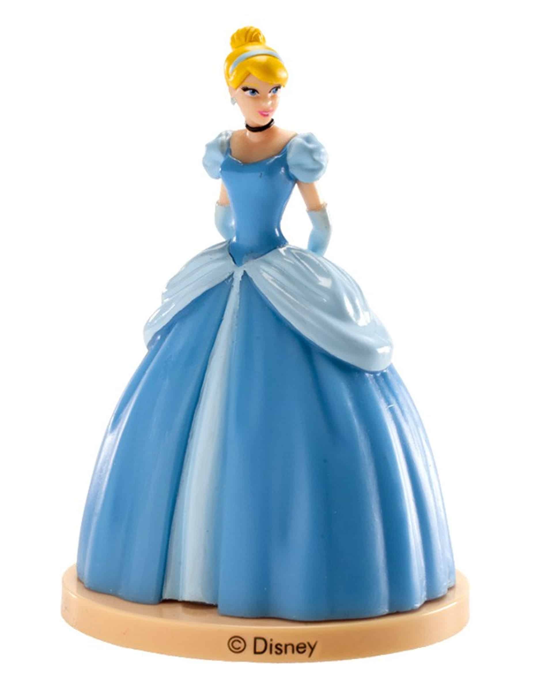 Cinderella-Kuchendeko Figur blau 8cm