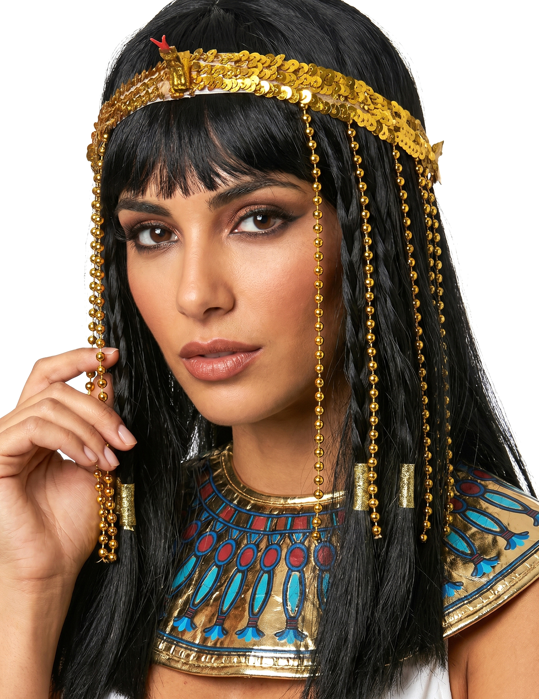 Cleopatra-Stirnband Schlange gold
