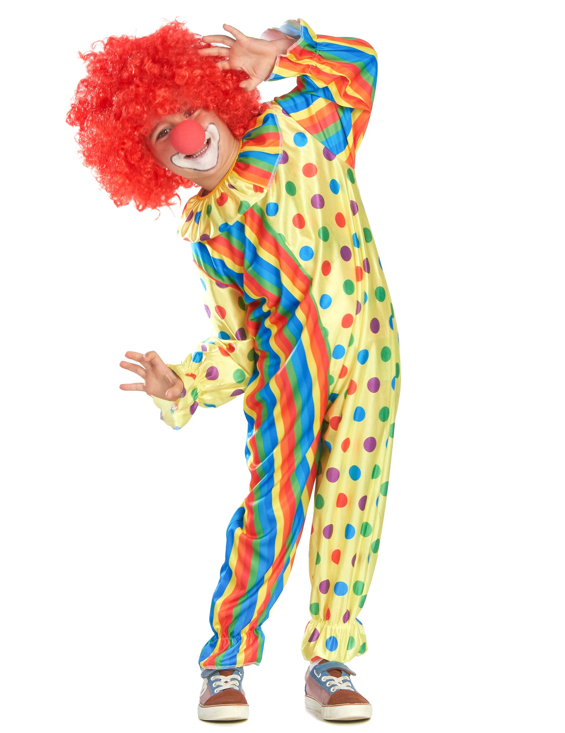 Clown Kinder-Kostüm bunt
