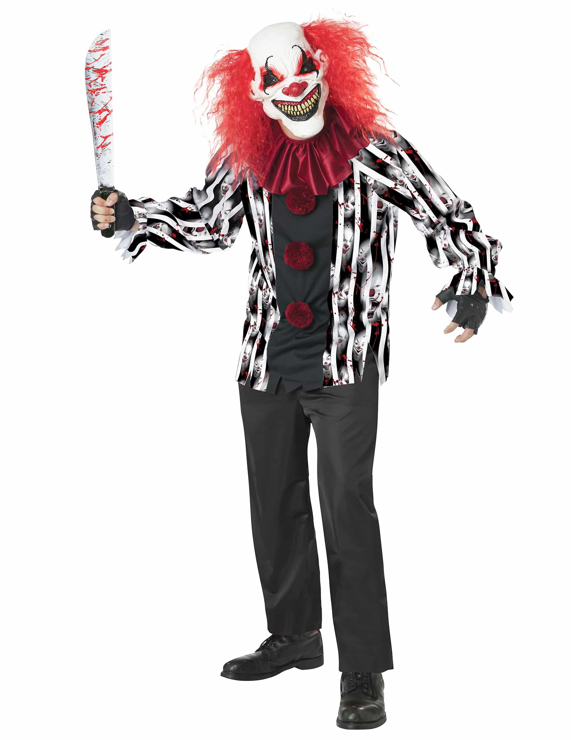 Clownkostüm mit Maske