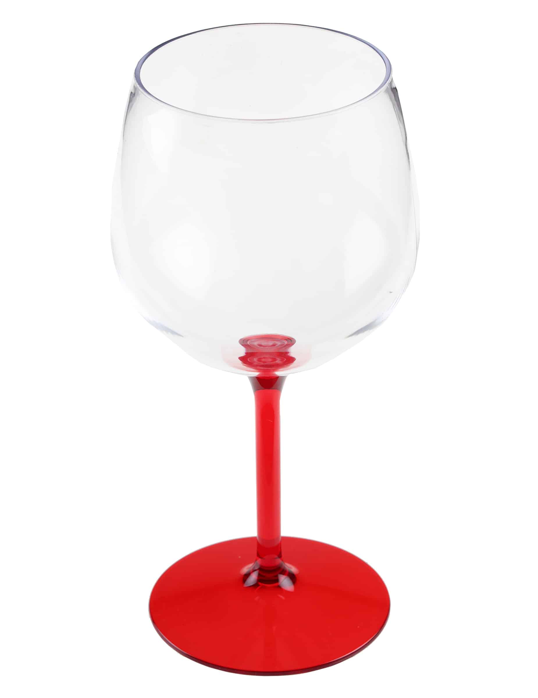 Cocktail-Ballonglas aus Kunststoff in Rot 58
