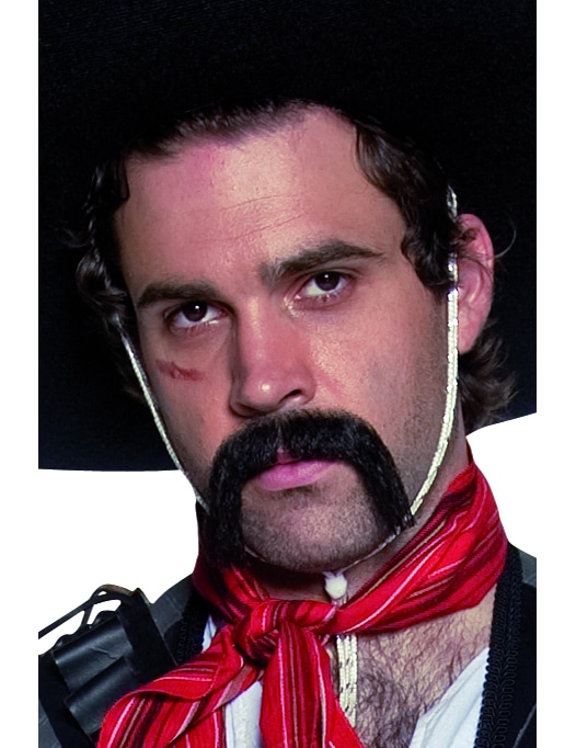 Cowboy Bart lang schwarz