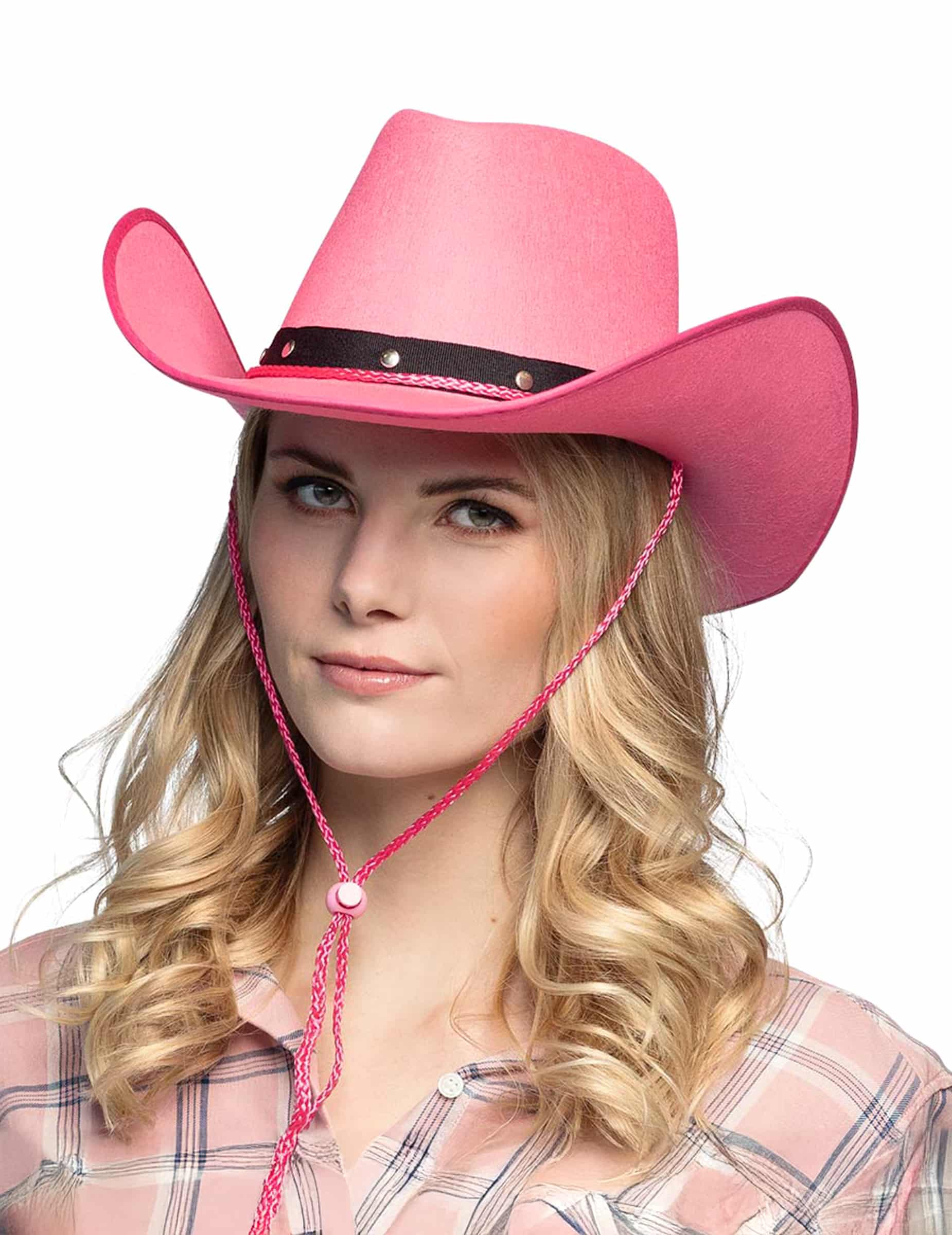 Cowboy Hut Cowgirl Kopfbedeckung rosa
