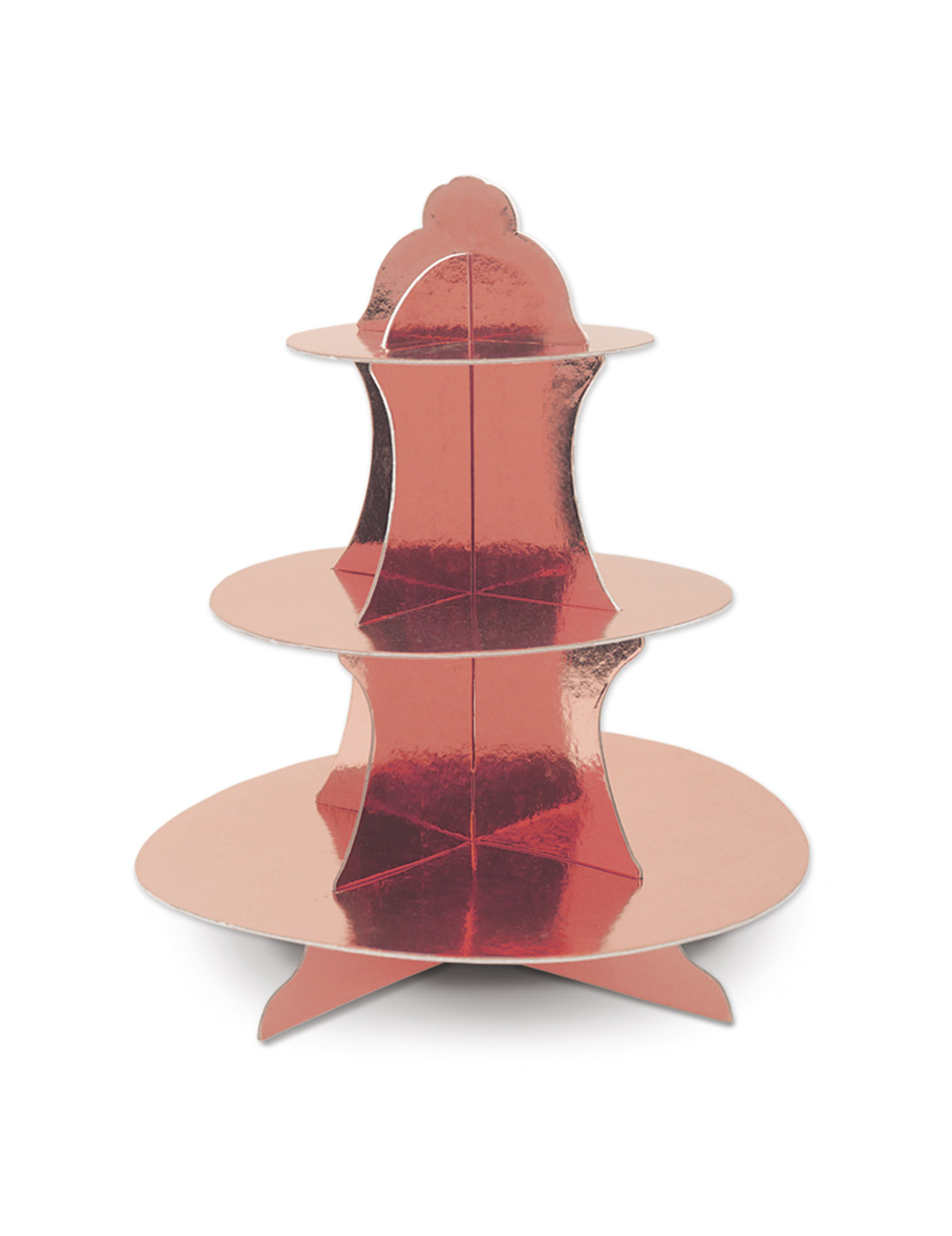Cupcake Ständer Roségold aus Karton