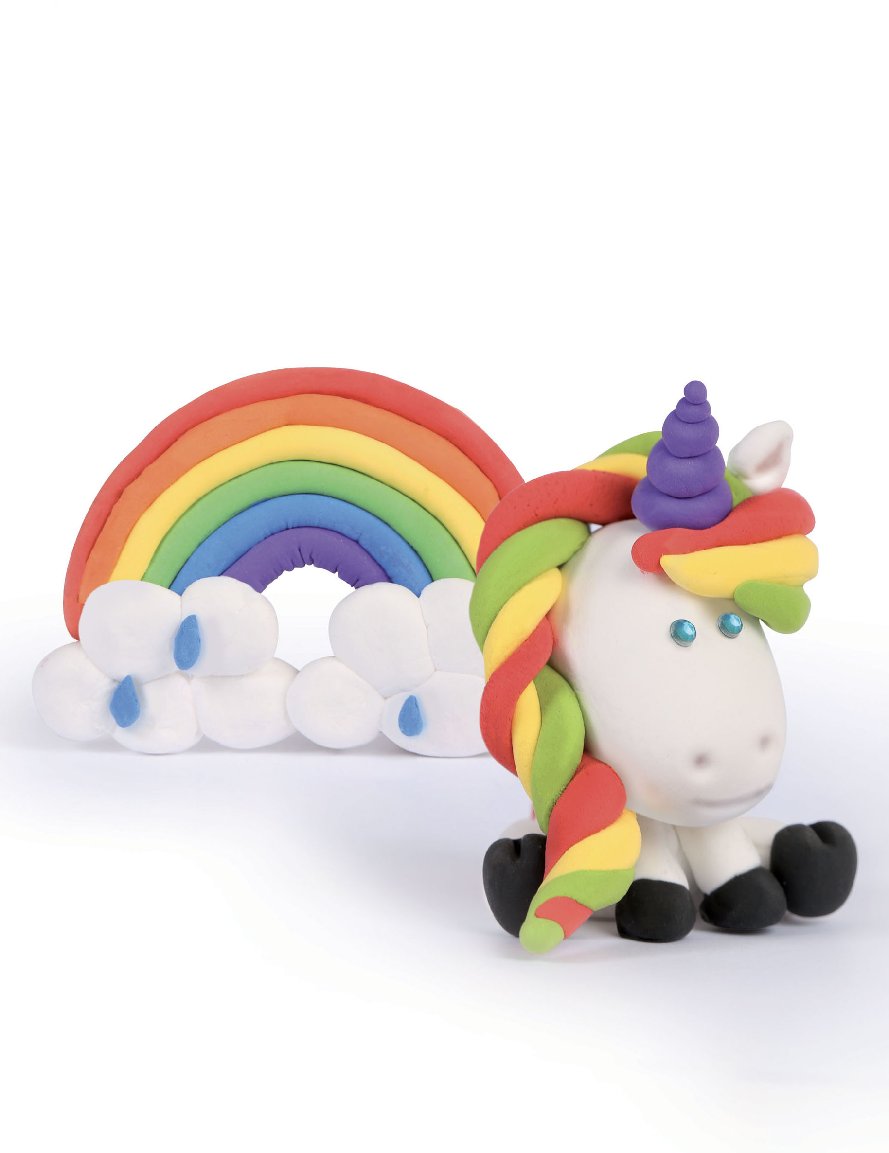 DIY Knete-Set Céleste das kleine Einhorn lufthärtend 16 x 25
