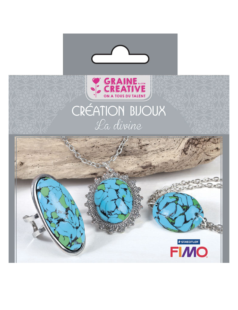 DIY Schmuck-Set Türkis-Look 12