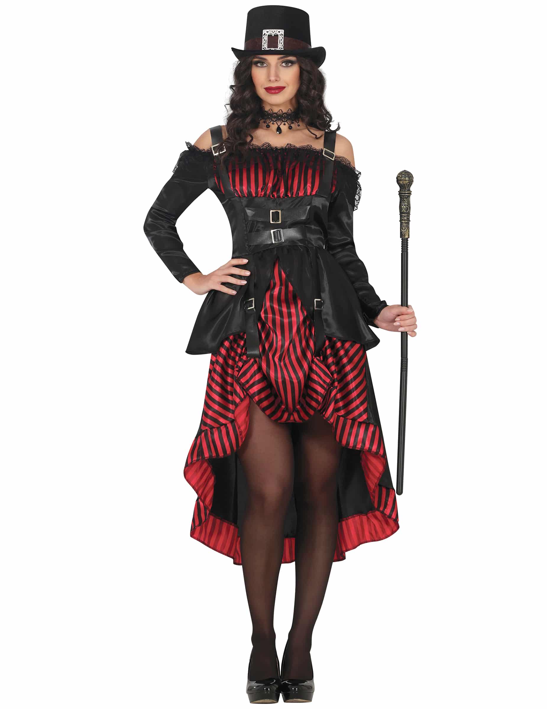 Damen Gothic Steampunk Kostüm