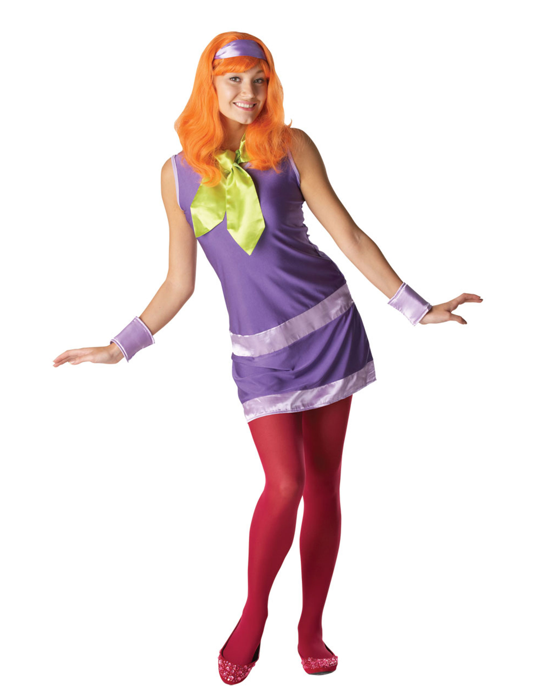 Daphne-Kostüm für Damen Scooby Doo violett-grün
