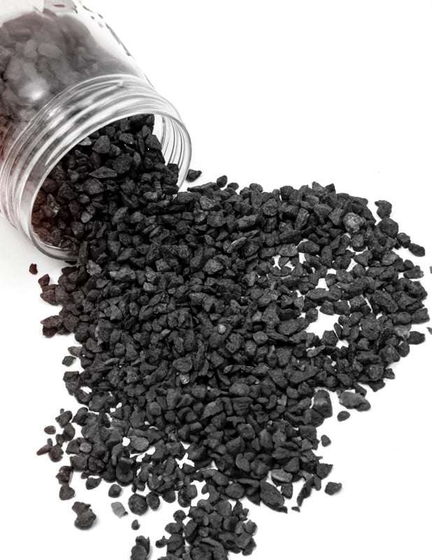 Deko Granulat Schwarz 400g