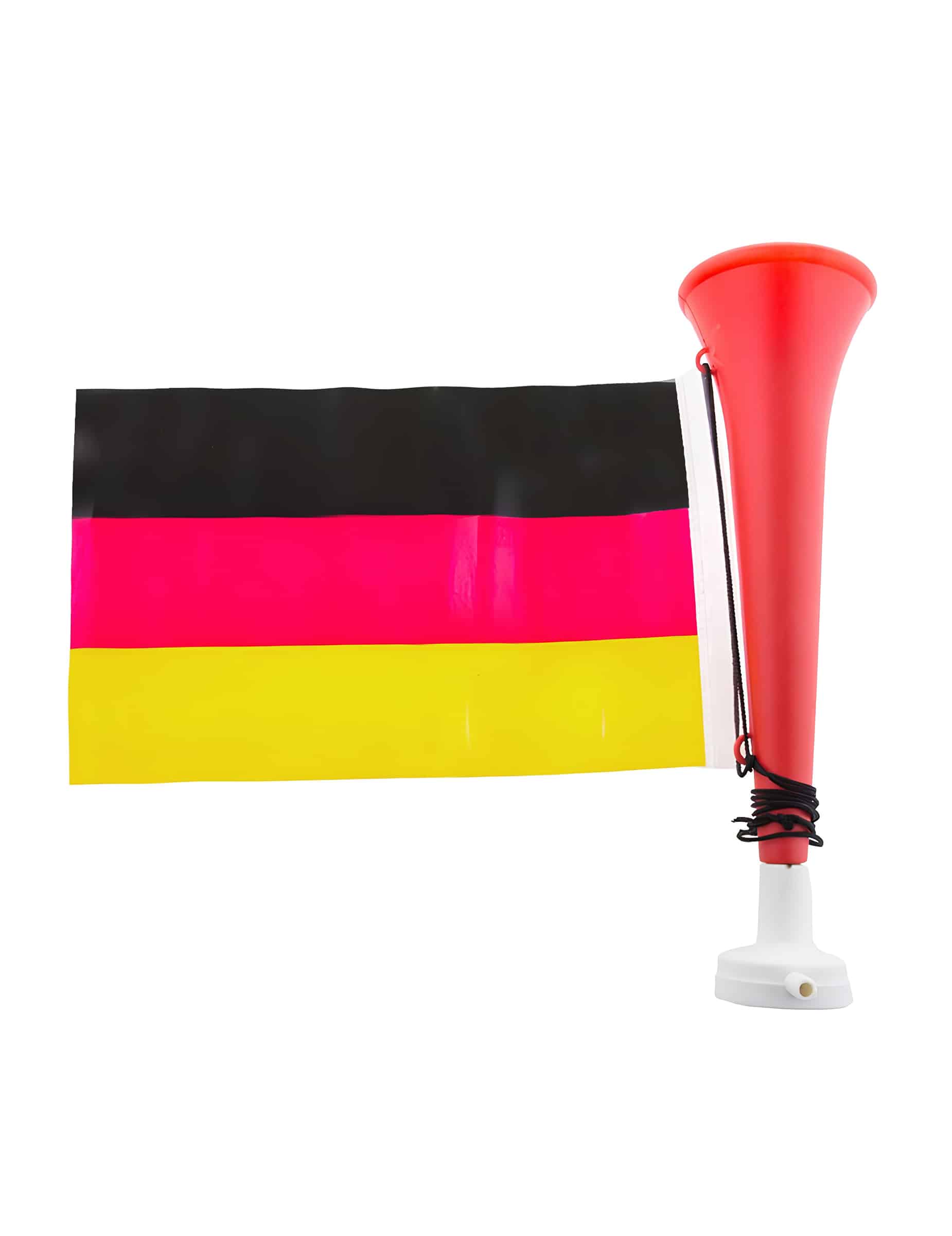 Deutschland Fußball-Trompete mit Flagge