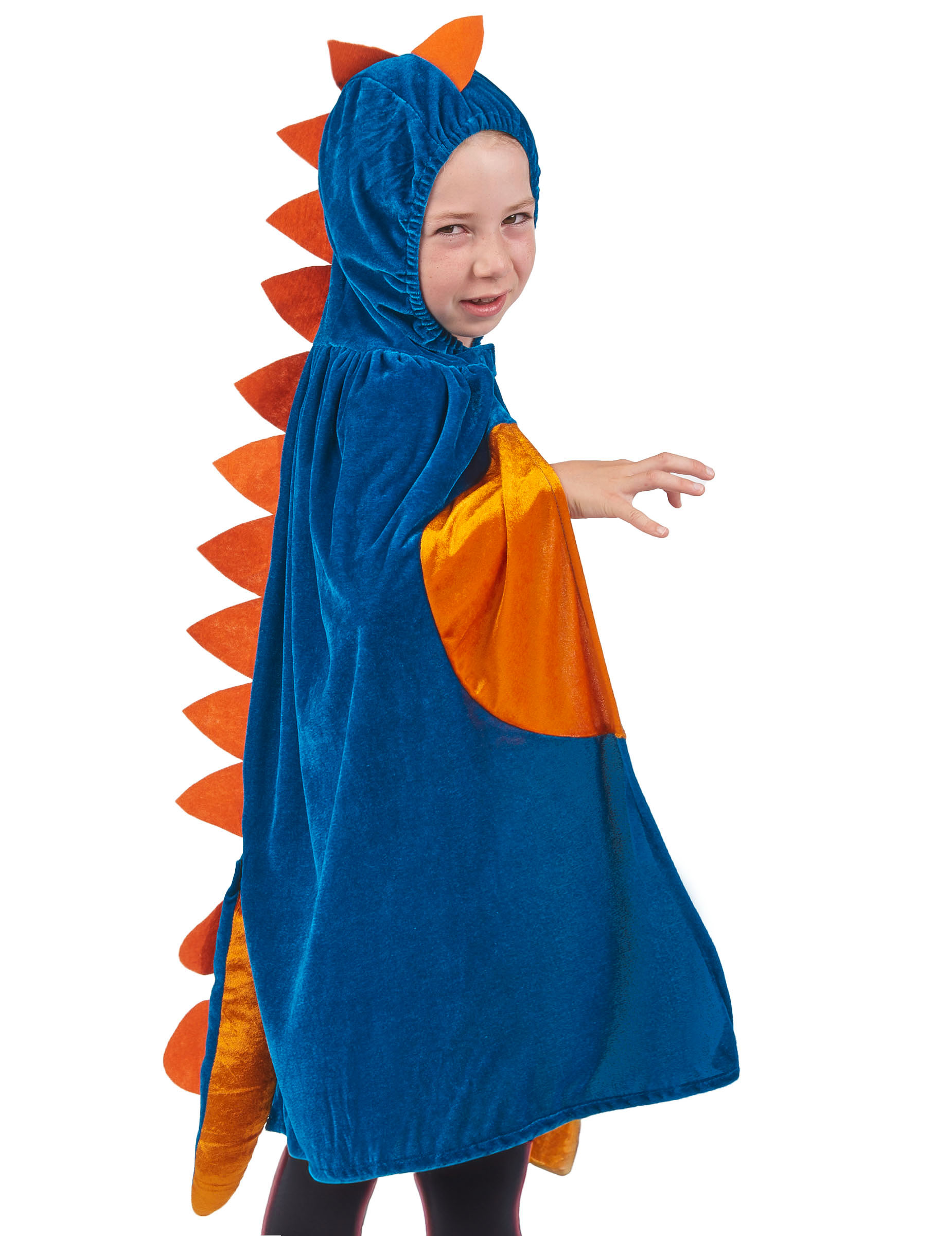 Dino Kostümumhang für Kinder in Blau