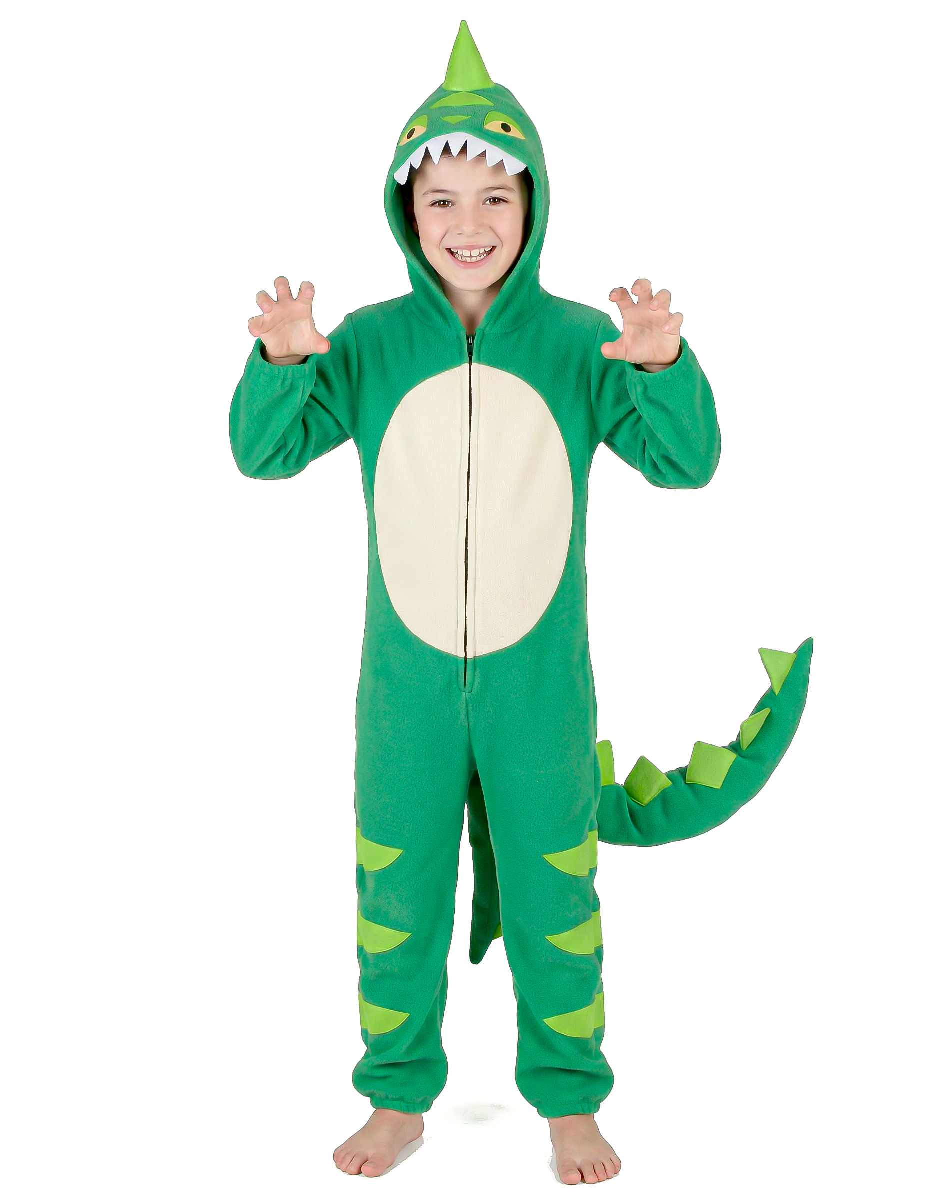 Dinosaurier-Kinderkostüm Kleiner Drachen grün