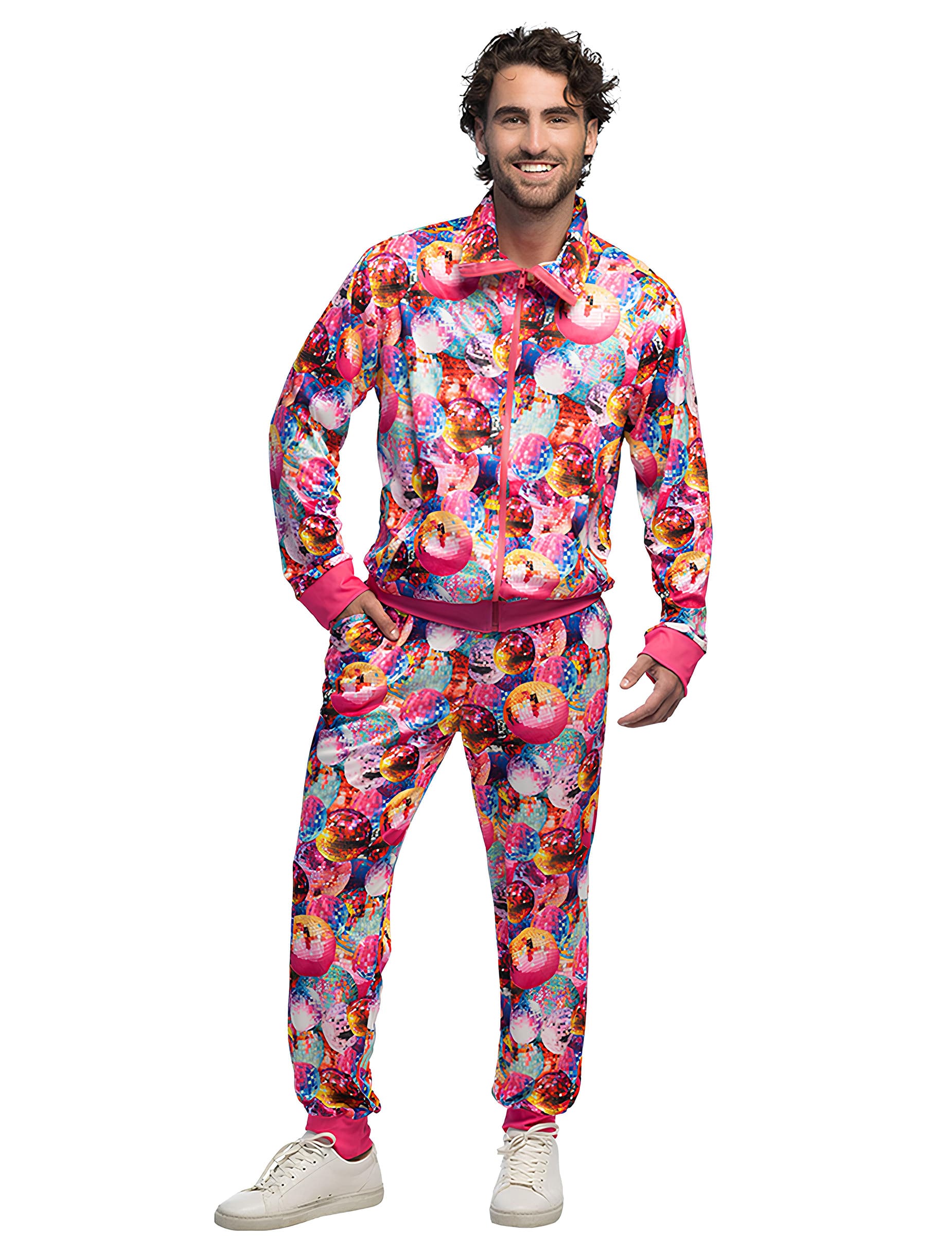 Disco Club Trainingsanzug Herren Donut-Muster