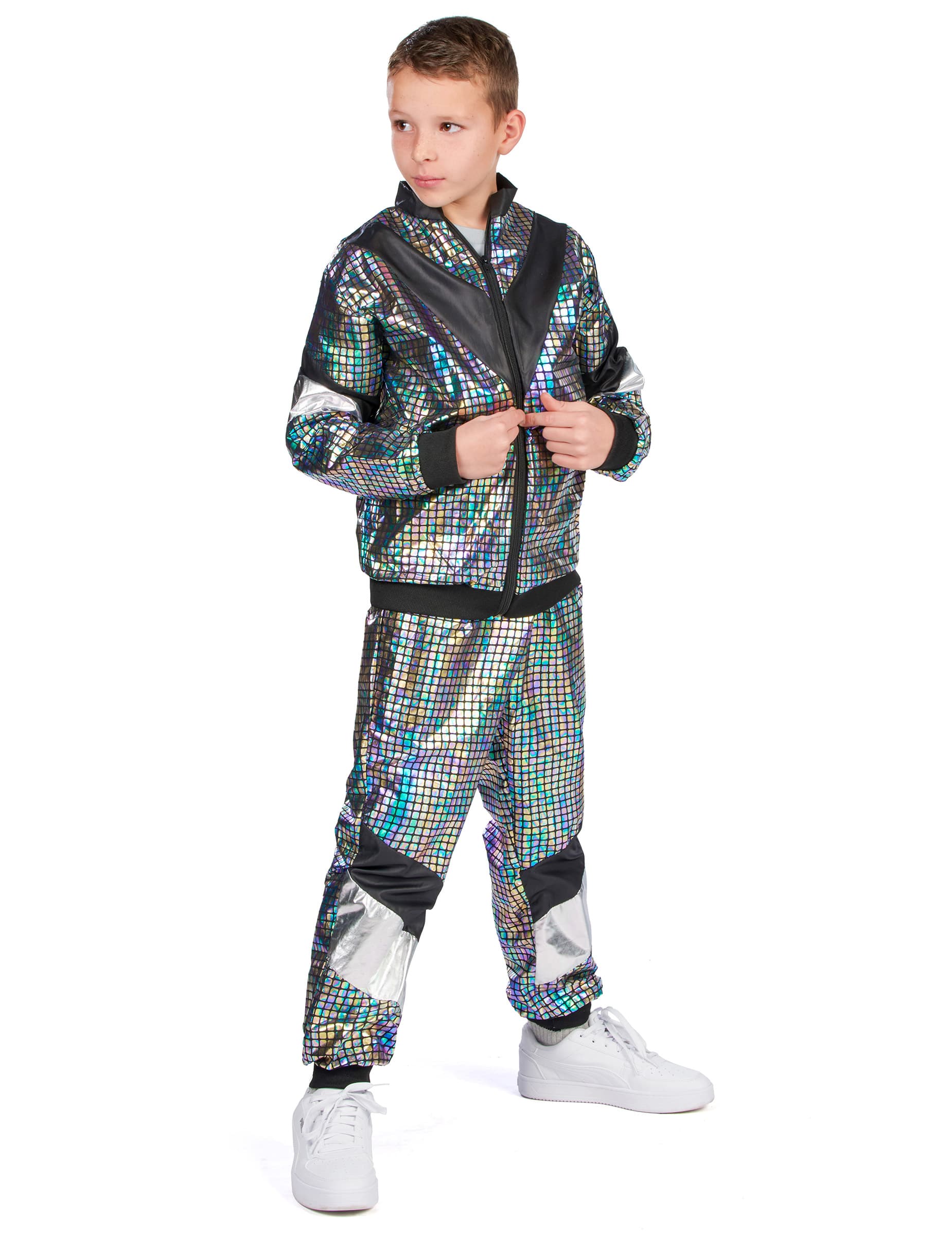 Discokugel Jogginganzug 80er für Teenager