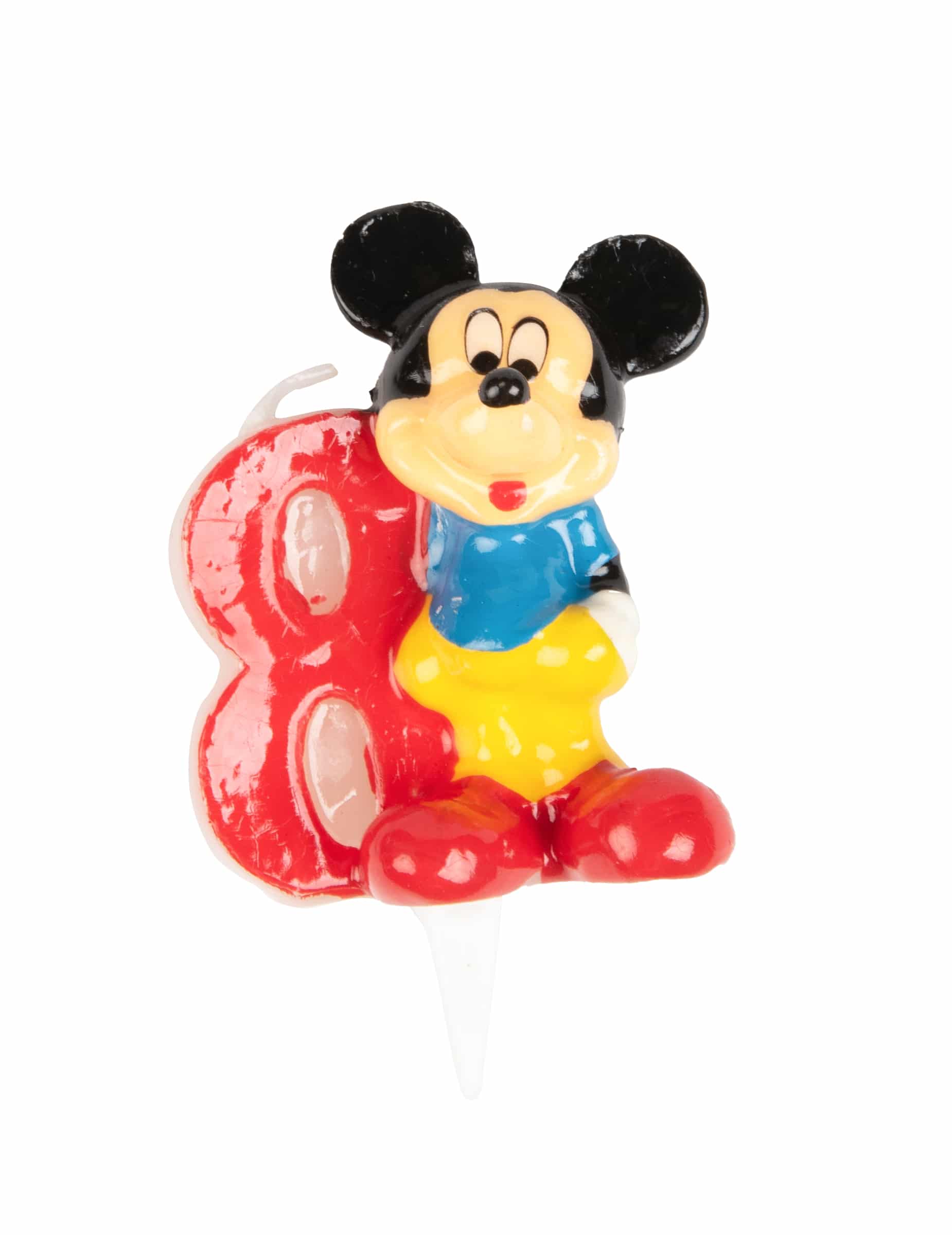Disney Mickey Mouse Geburtstagskerze Zahl 8