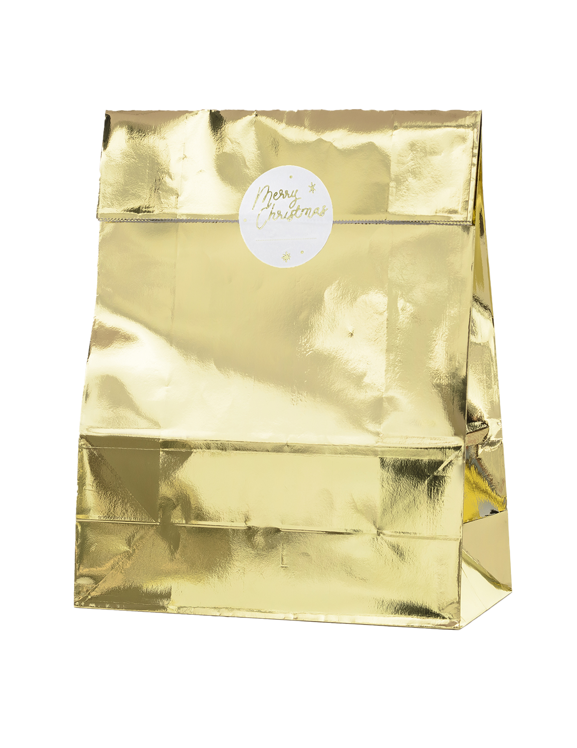Edle Geschenktasche goldfarben 30 x 40 x 5 cm