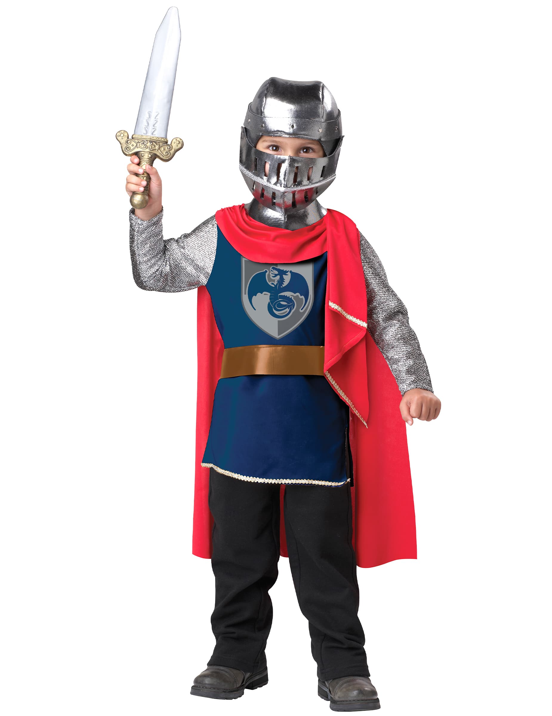 Edler Ritter Kostüm Deluxe für Kinder