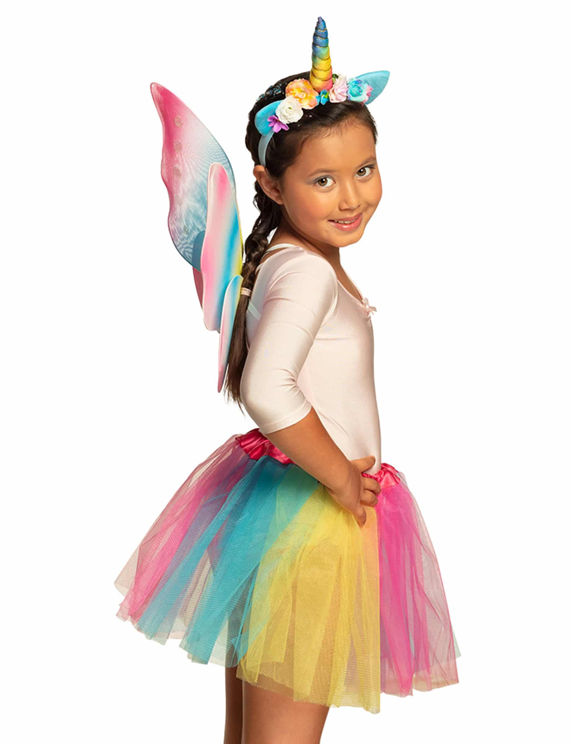 Einhorn Accessoire Set bunt für Mädchen