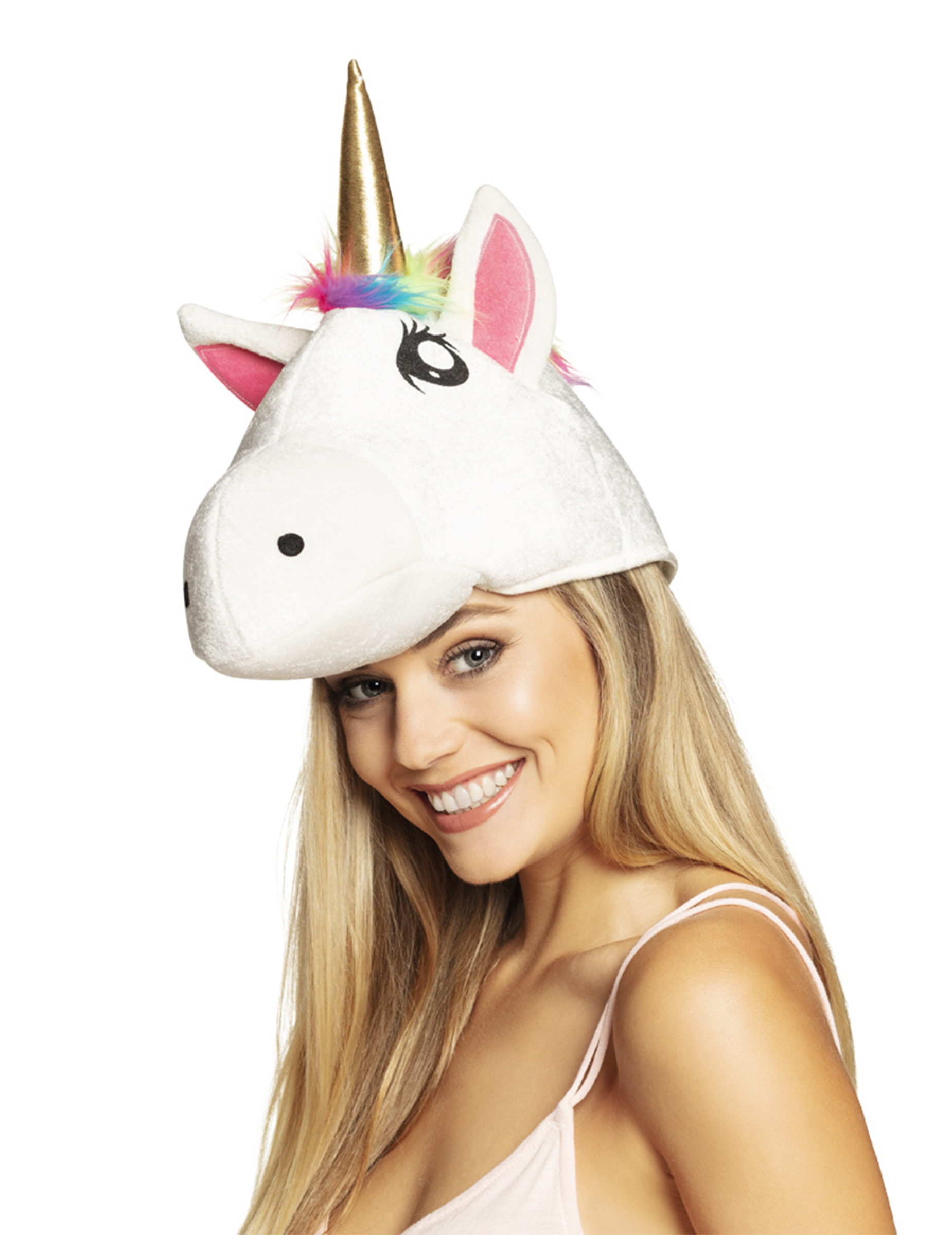 Einhorn-Hut für Erwachsene bunt