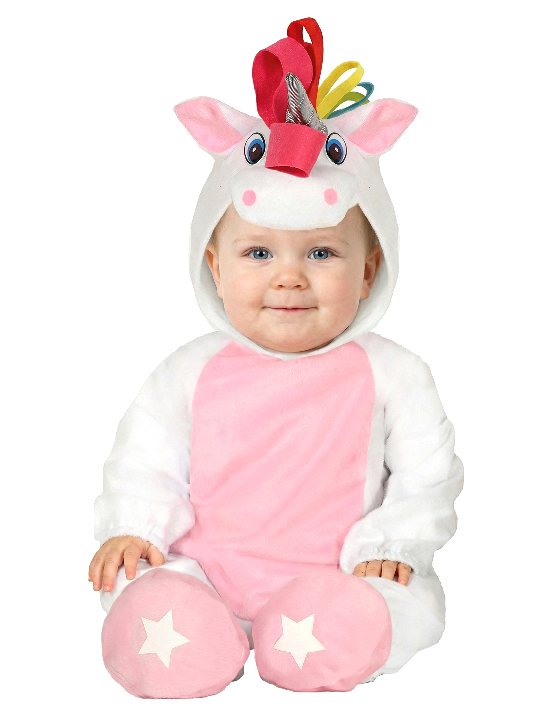 Einhorn-Kostüm für Babys Tier-Kostüm rosa-weiss