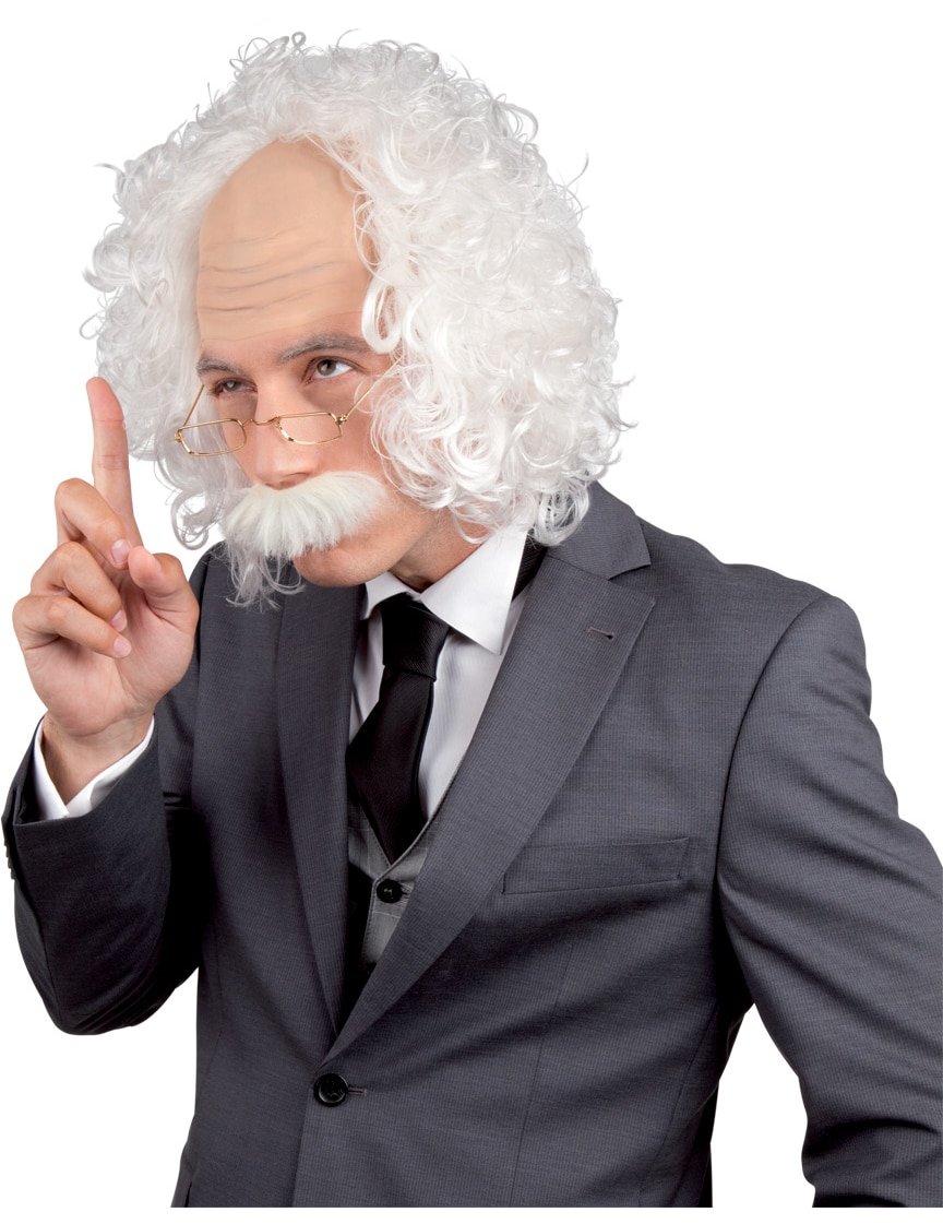 Einstein Perücke für Erwachsene