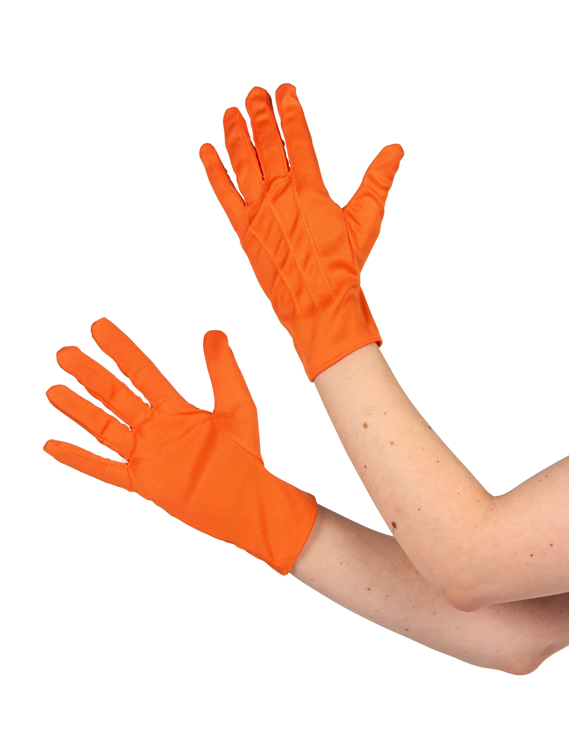 Elegante Handschuhe kurz für Erwachsene orange