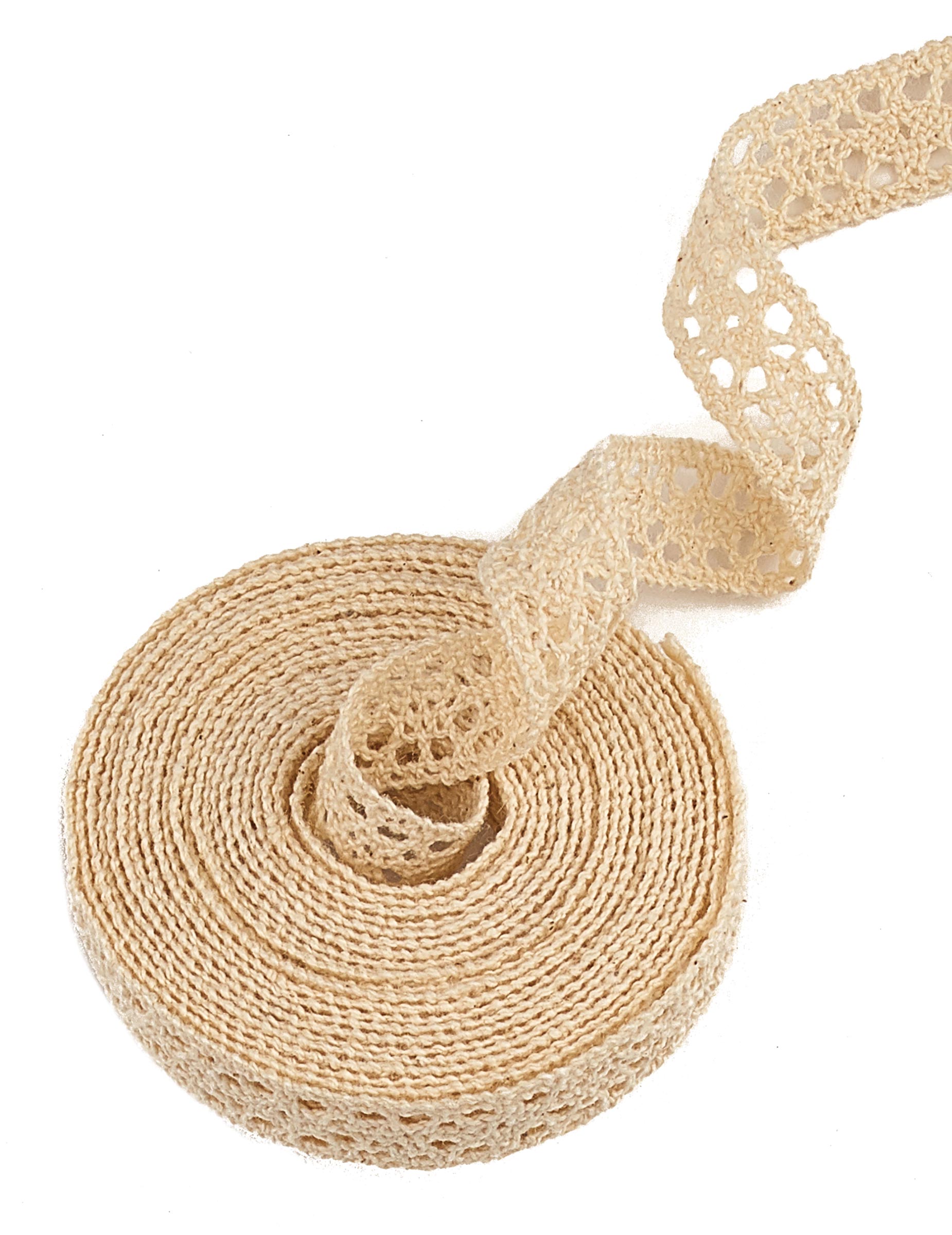 Elfenbein-Spitzenband 3m - 12mm Breite